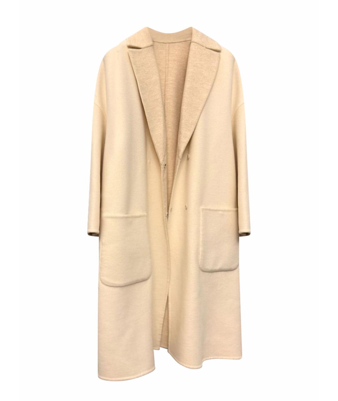 BRUNELLO CUCINELLI Бежевое кашемировое пальто, фото 1