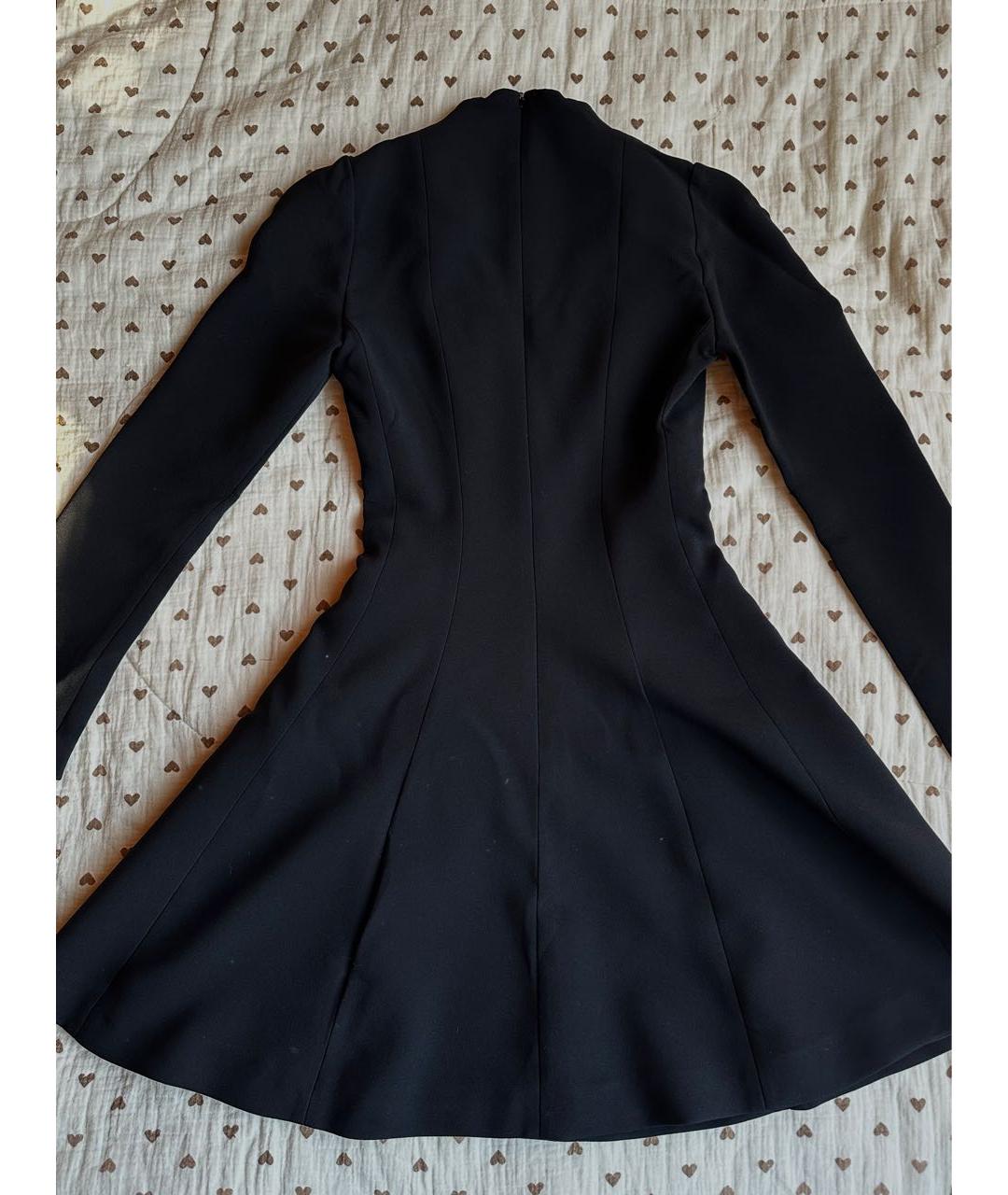 PHILOSOPHY DI LORENZO SERAFINI Черное вискозное вечернее платье, фото 2