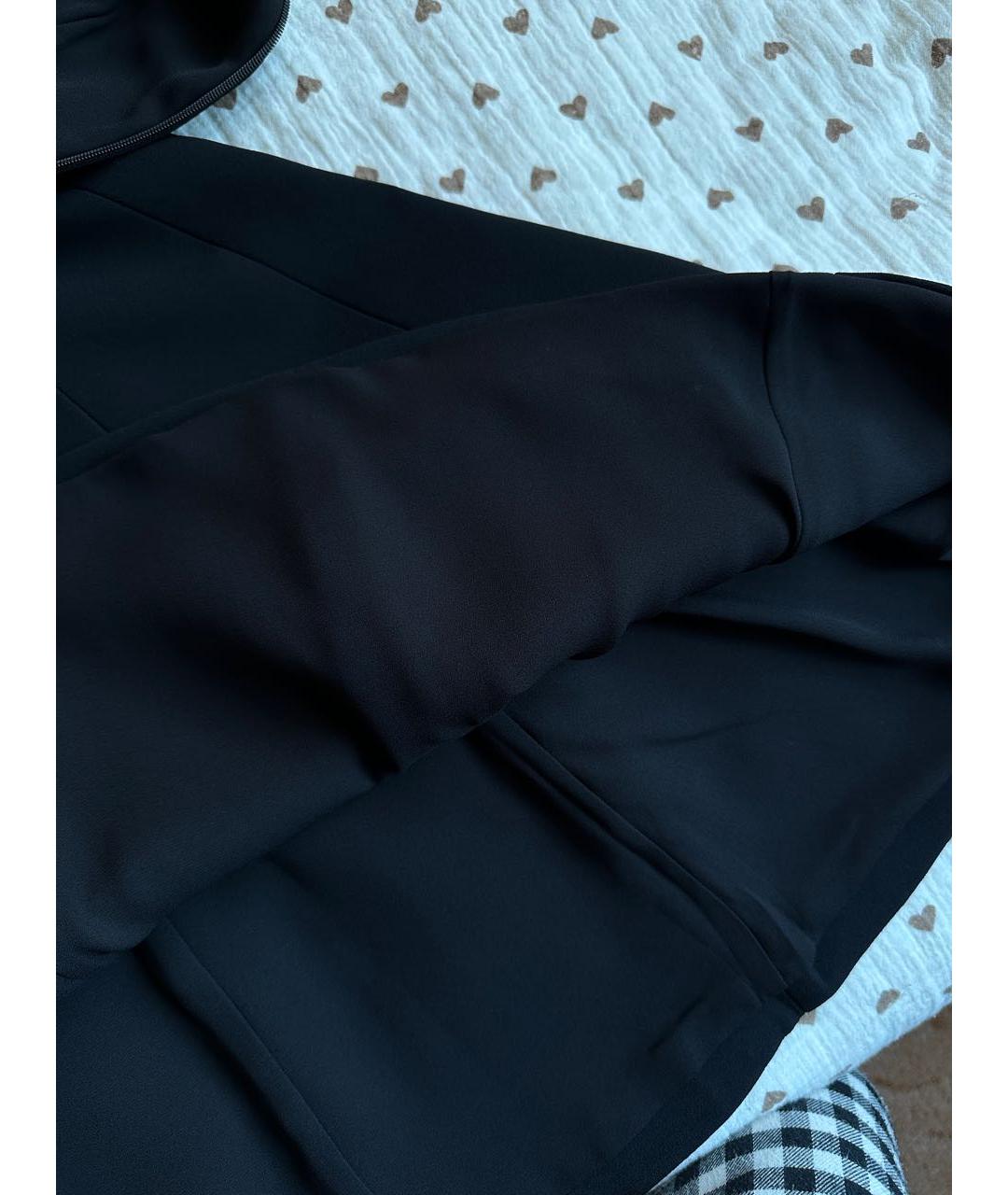 PHILOSOPHY DI LORENZO SERAFINI Черное вискозное вечернее платье, фото 6