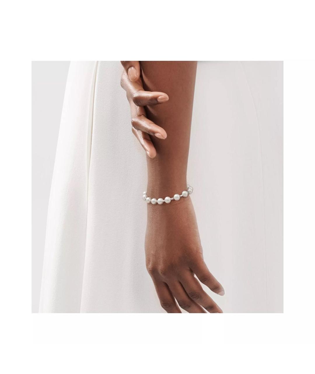 TIFFANY&CO Белый серебряный браслет, фото 2