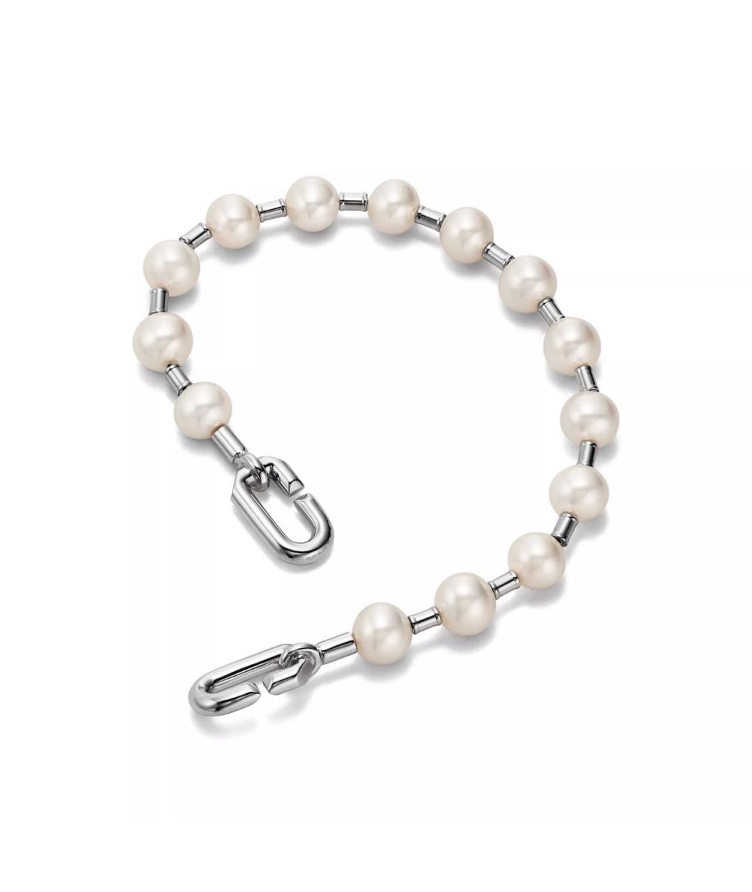 TIFFANY&CO Белый серебряный браслет, фото 3