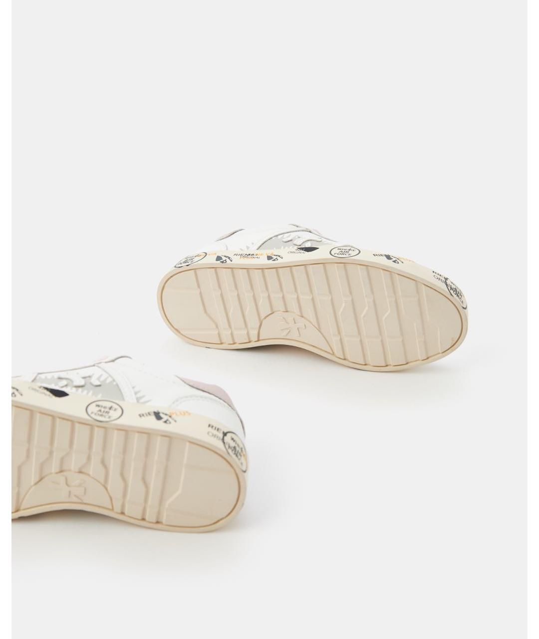 PREMIATA Белые кожаные кеды, фото 5