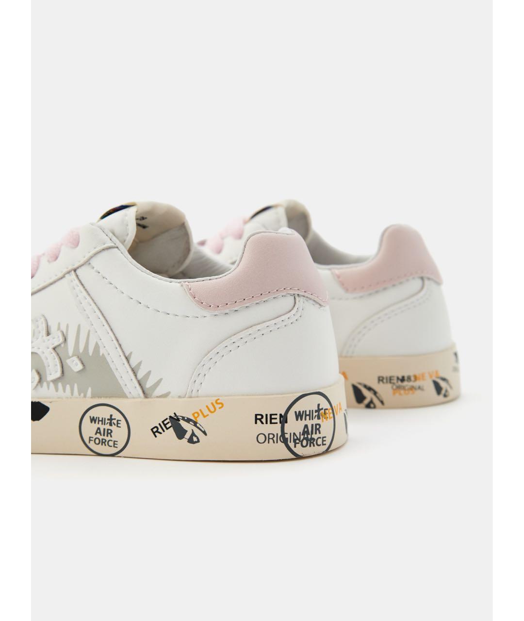 PREMIATA Белые кожаные кеды, фото 3