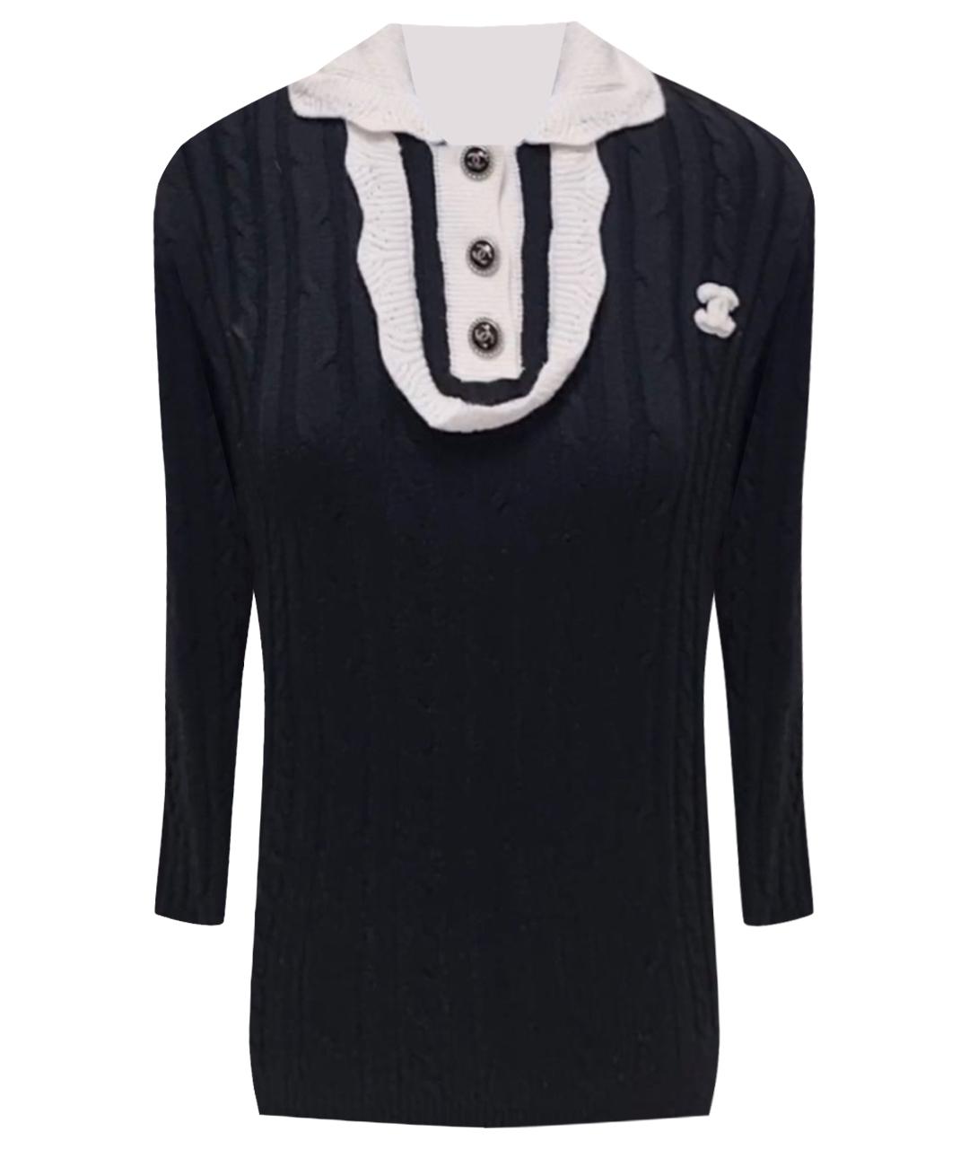 CHANEL Черный джемпер / свитер, фото 1