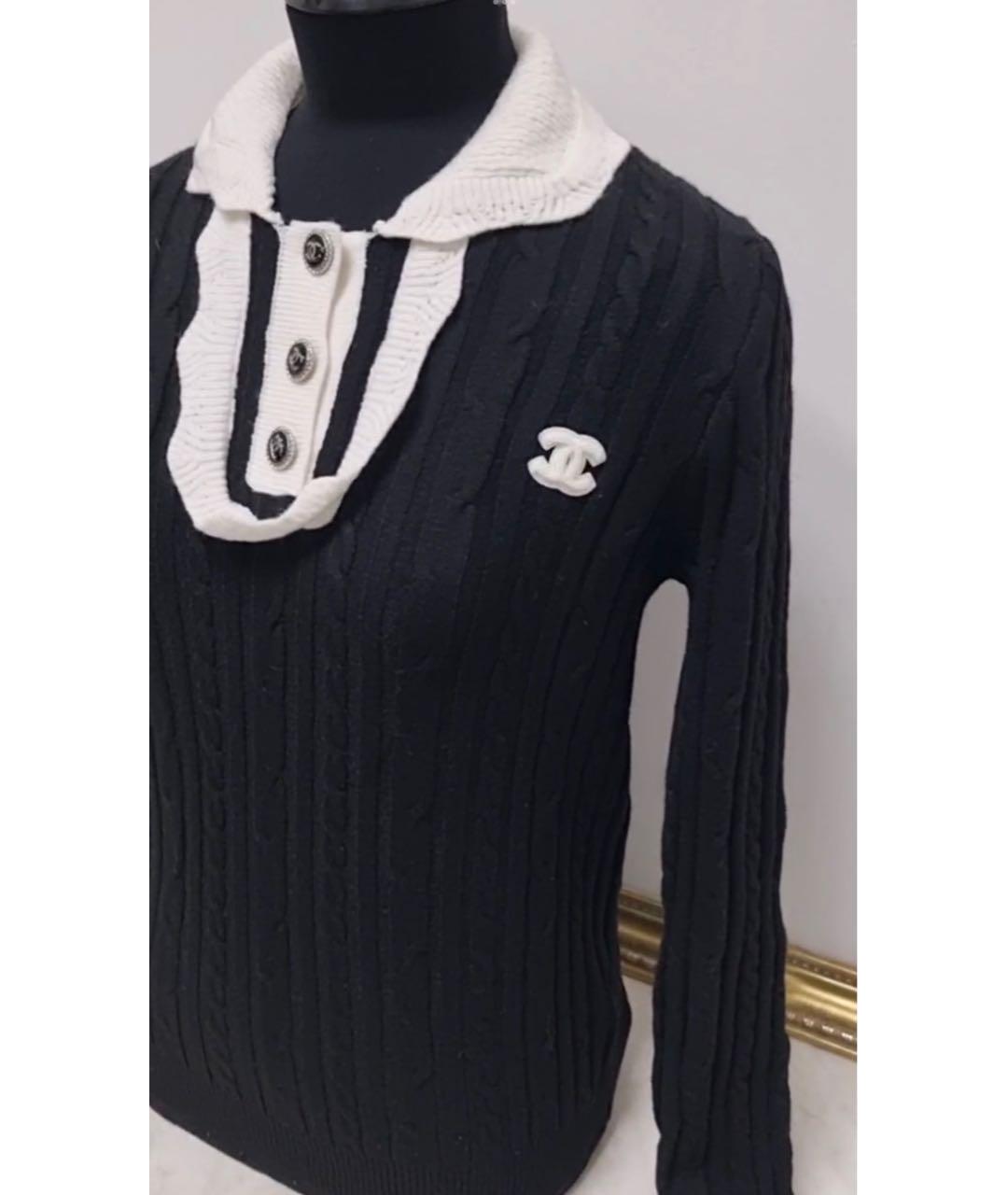 CHANEL Черный джемпер / свитер, фото 3