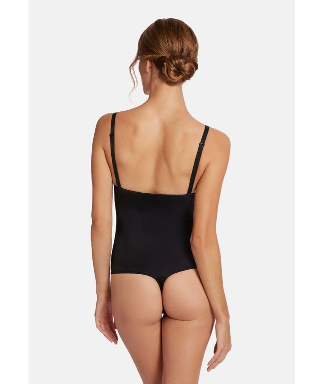 WOLFORD Черное полиамидовое боди, фото 3