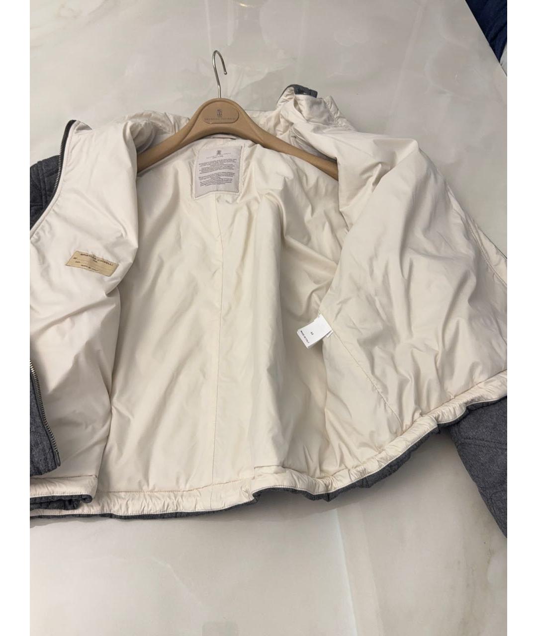 BRUNELLO CUCINELLI Белый велюровый жилет, фото 3