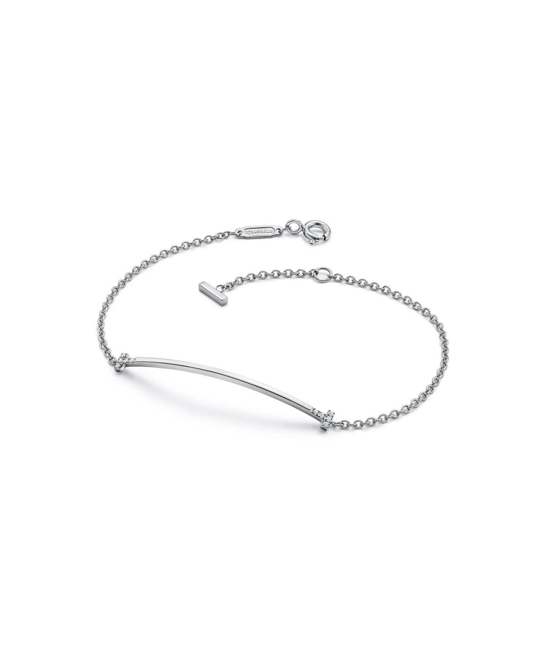 TIFFANY&CO Серебрянный браслет из белого золота, фото 3