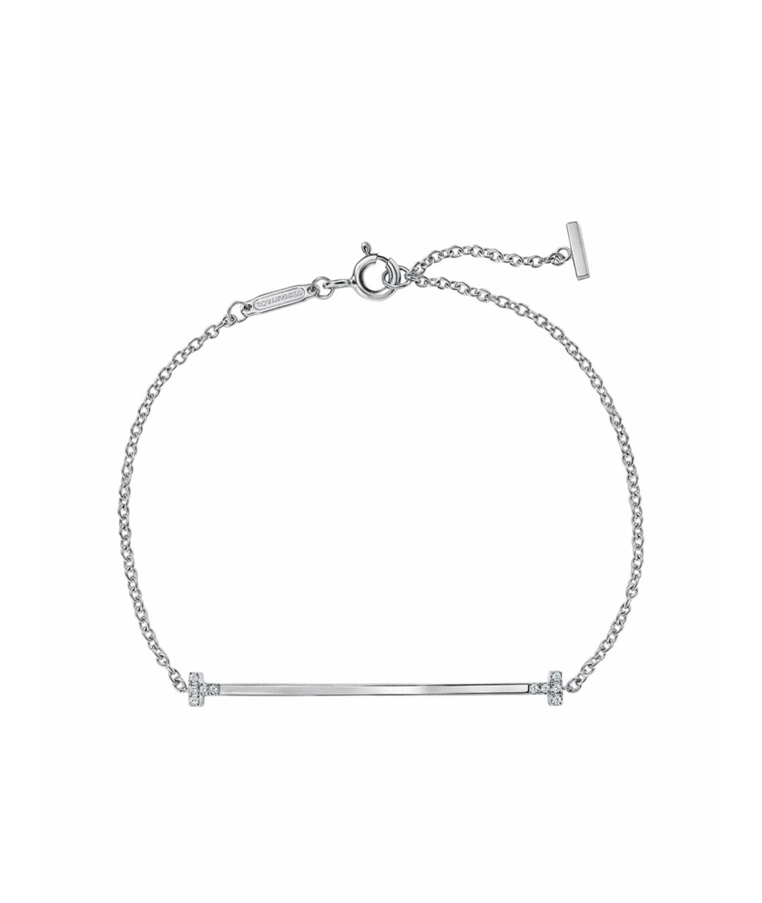 TIFFANY&CO Серебрянный браслет из белого золота, фото 1