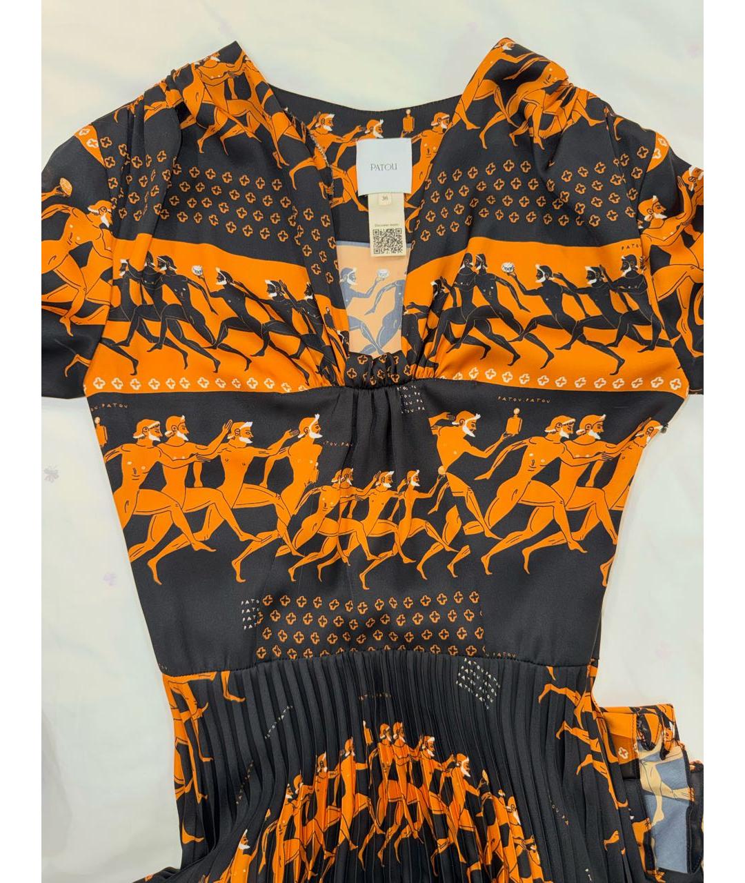 PATOU Мульти шелковое вечернее платье, фото 3