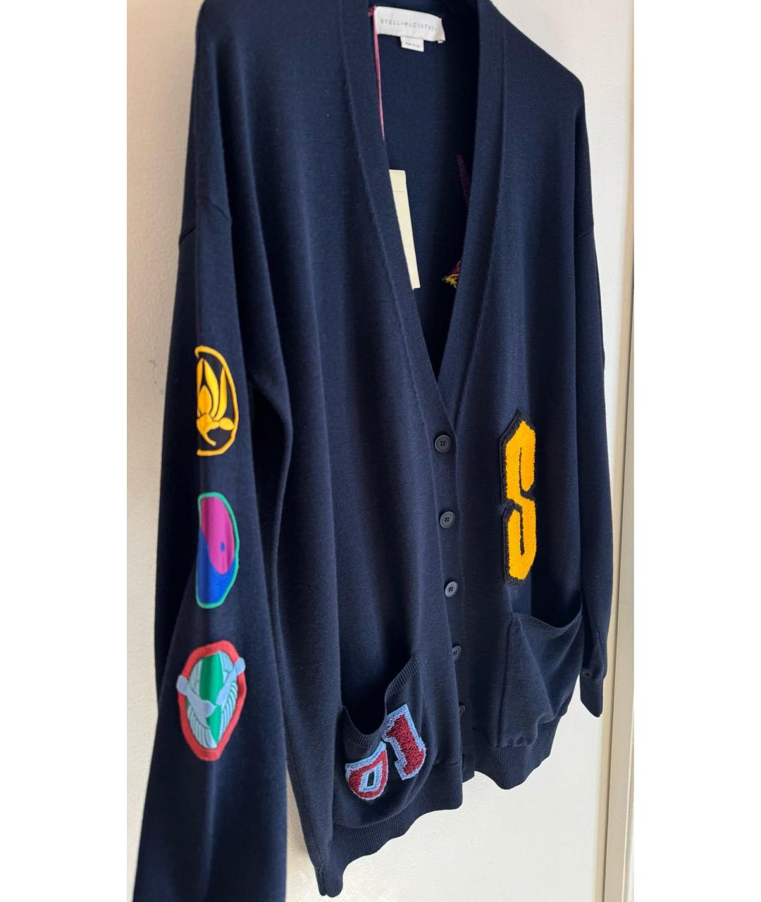 STELLA MCCARTNEY Темно-синий шерстяной кардиган, фото 8