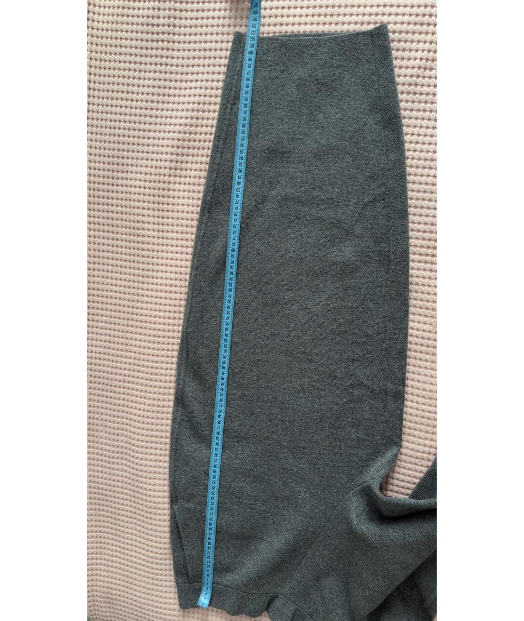 COS Серые шерстяные брюки широкие, фото 5