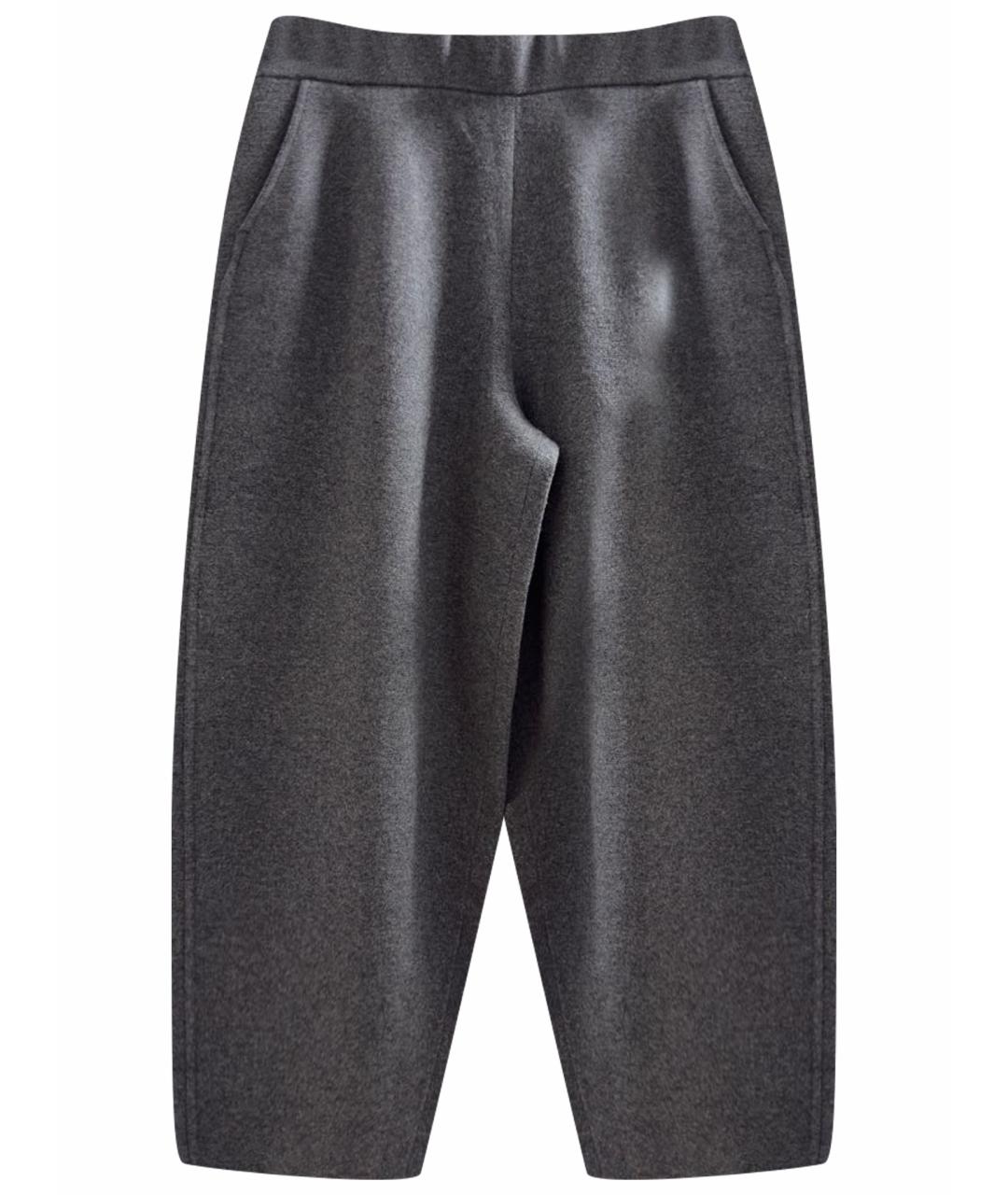 COS Серые шерстяные брюки широкие, фото 1