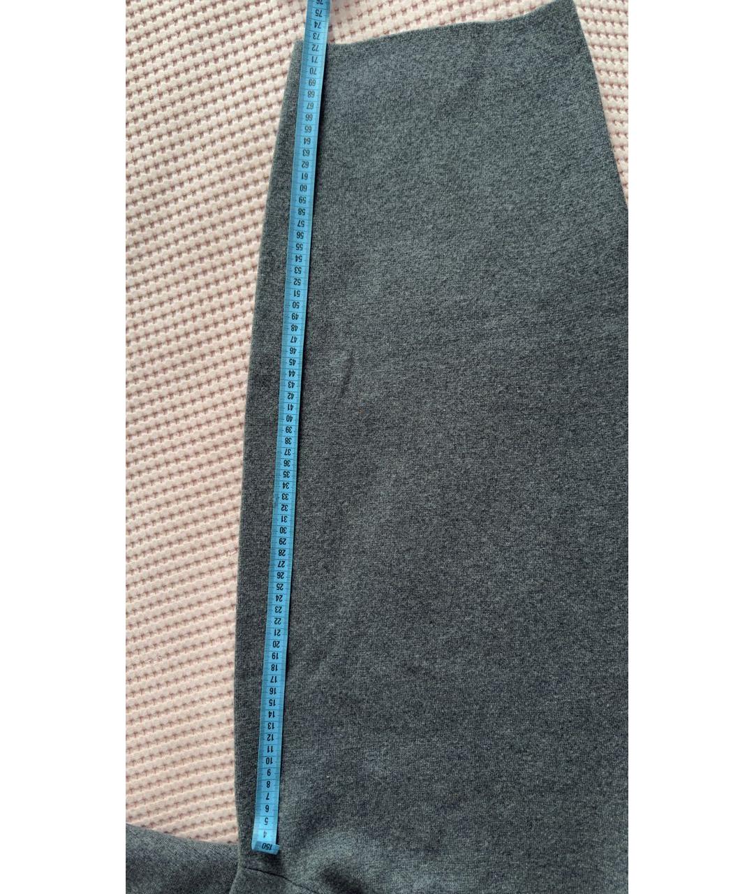 COS Серые шерстяные брюки широкие, фото 6