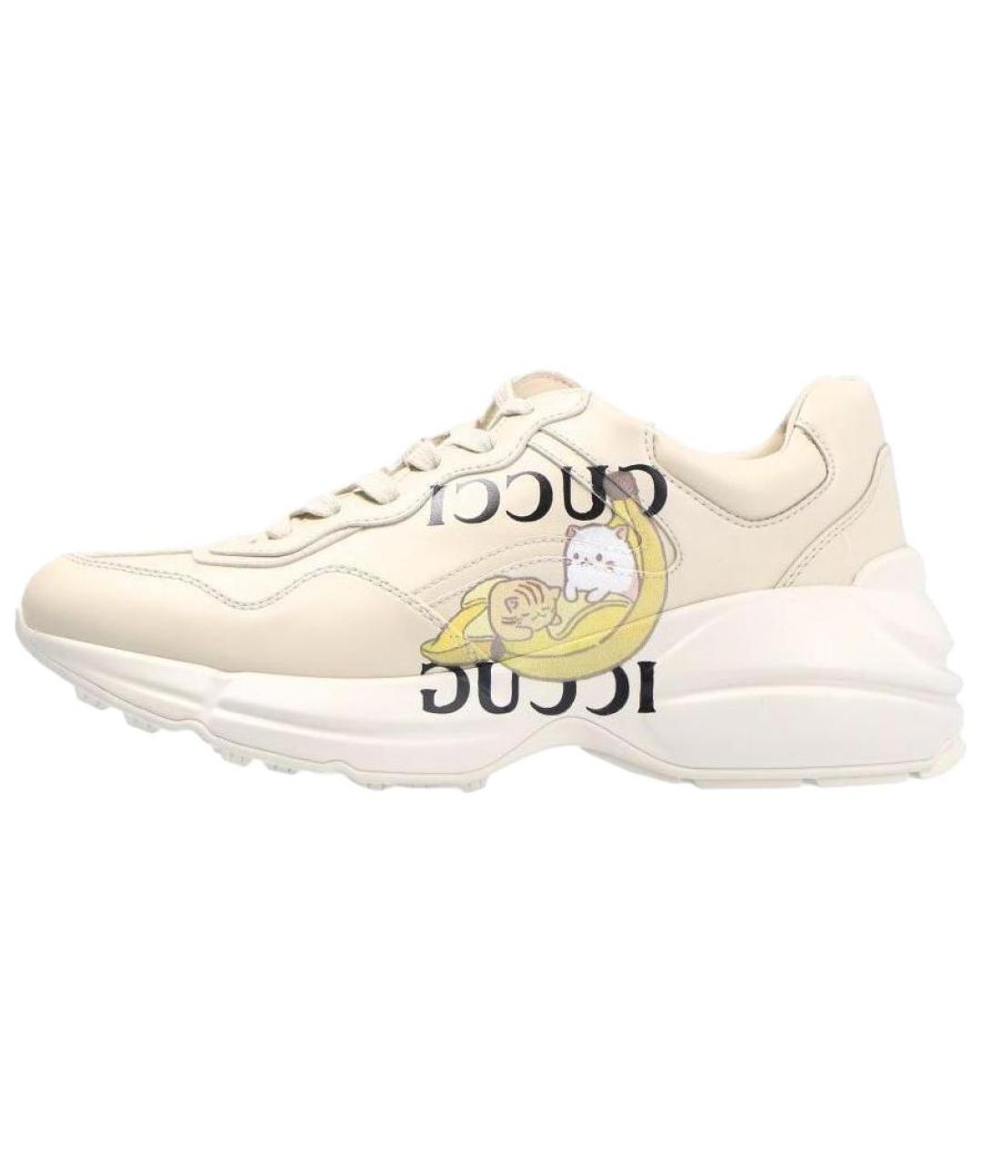 GUCCI Белые кроссовки, фото 2