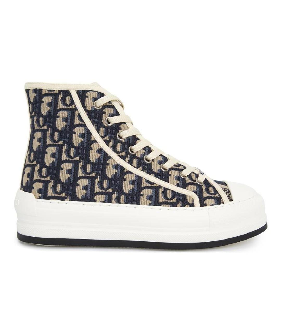 CHRISTIAN DIOR Синие кеды, фото 1