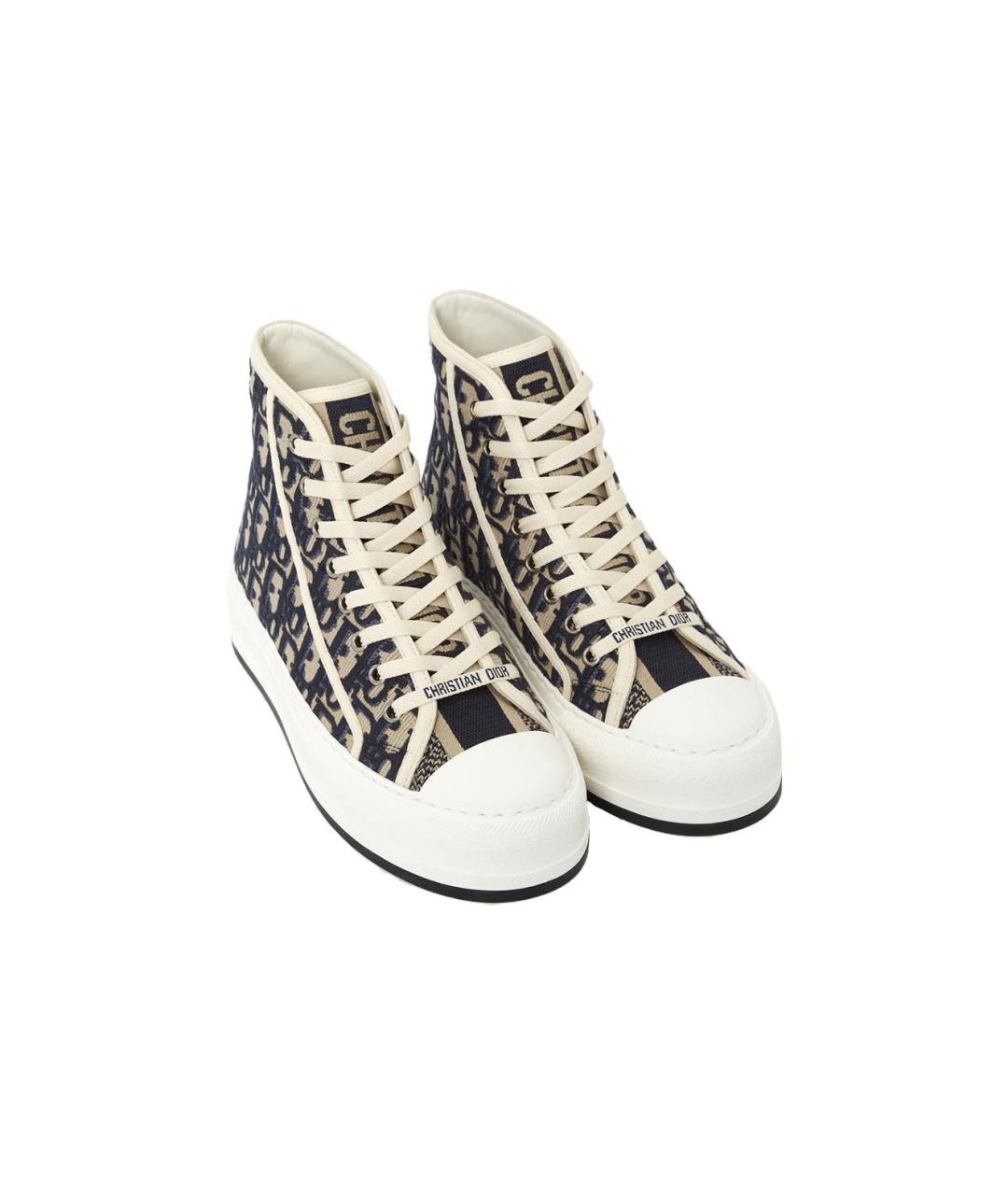 CHRISTIAN DIOR Синие кеды, фото 2