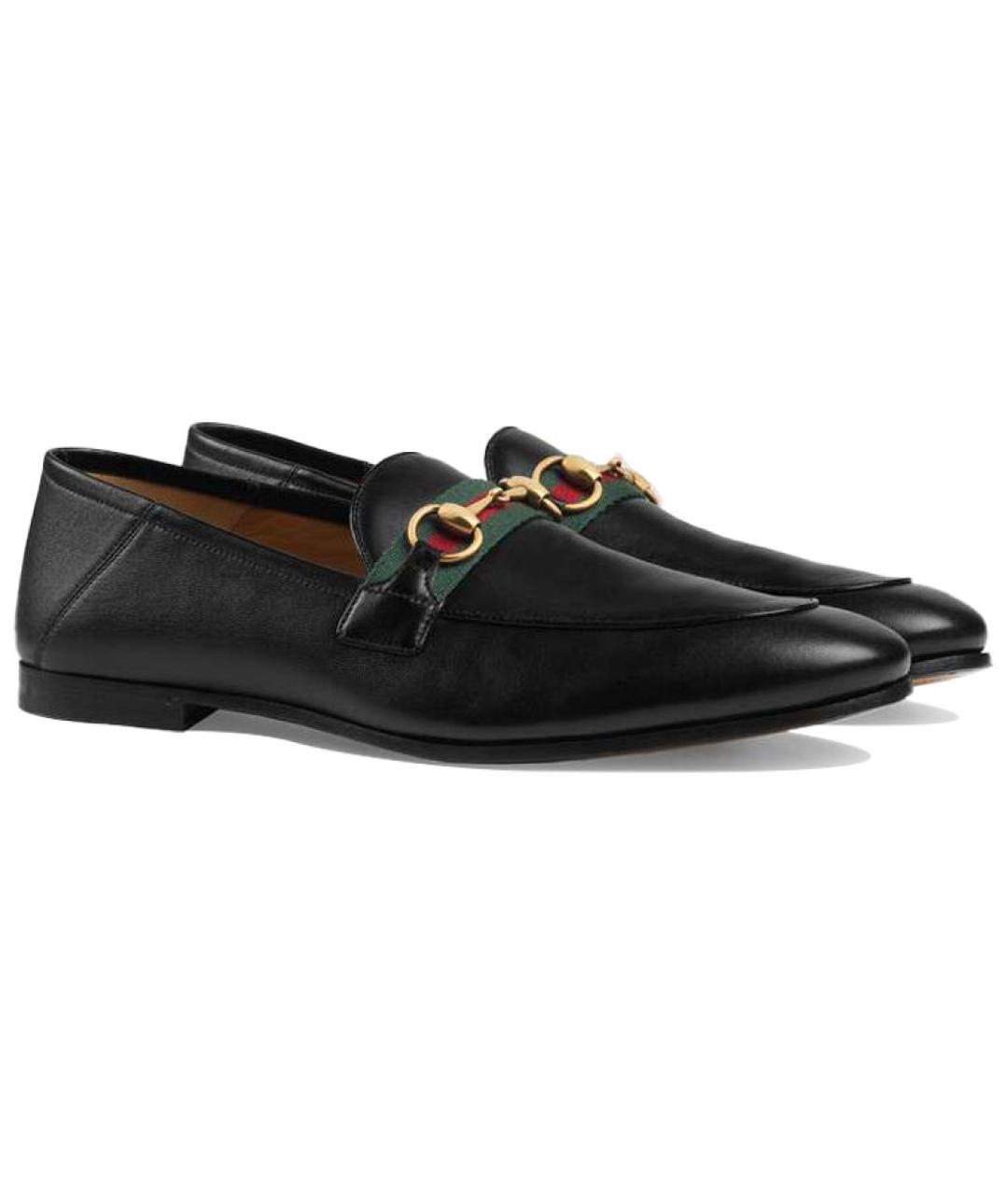 GUCCI Кожаные лоферы, фото 3