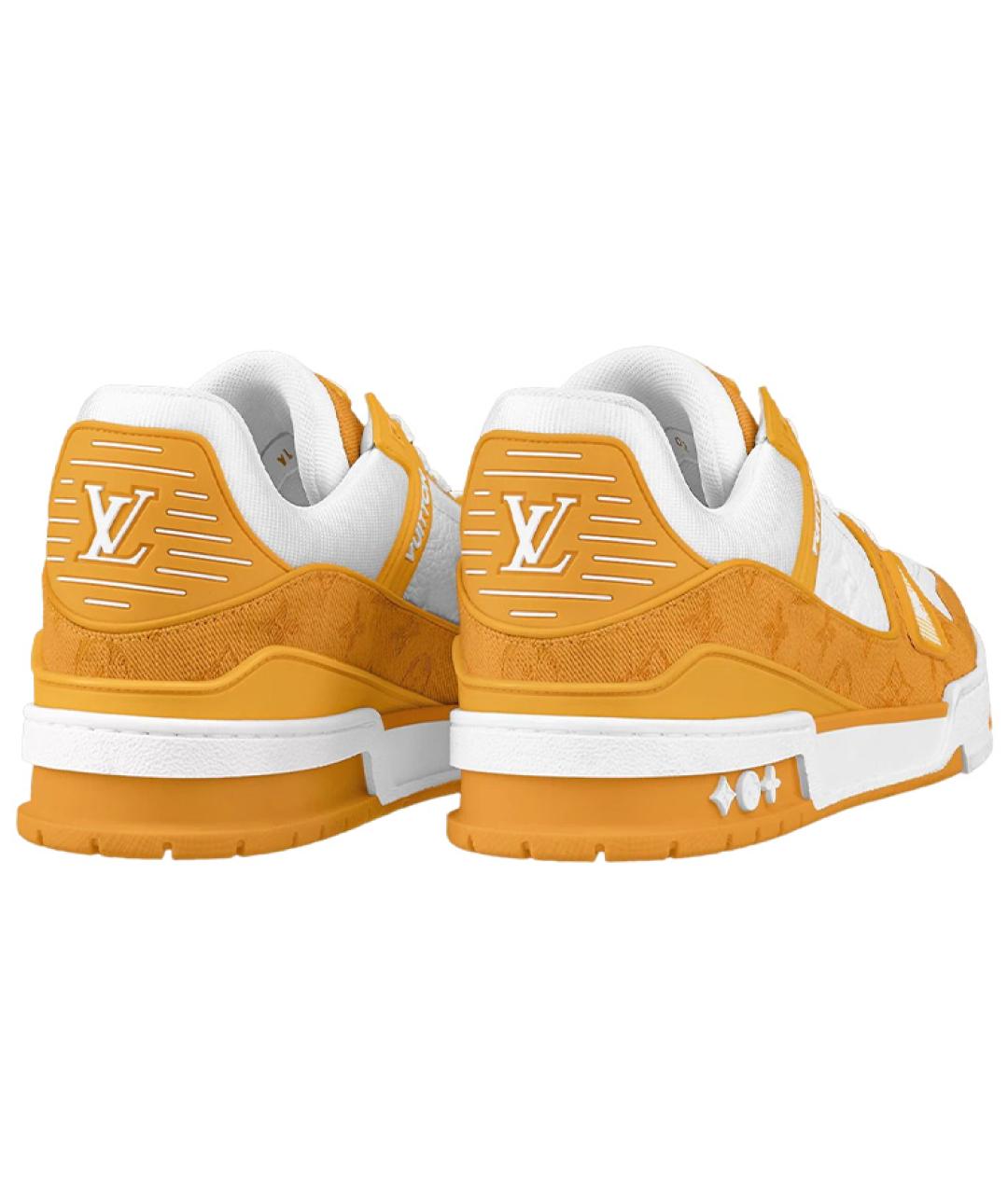 LOUIS VUITTON Мульти кожаные низкие кроссовки / кеды, фото 4