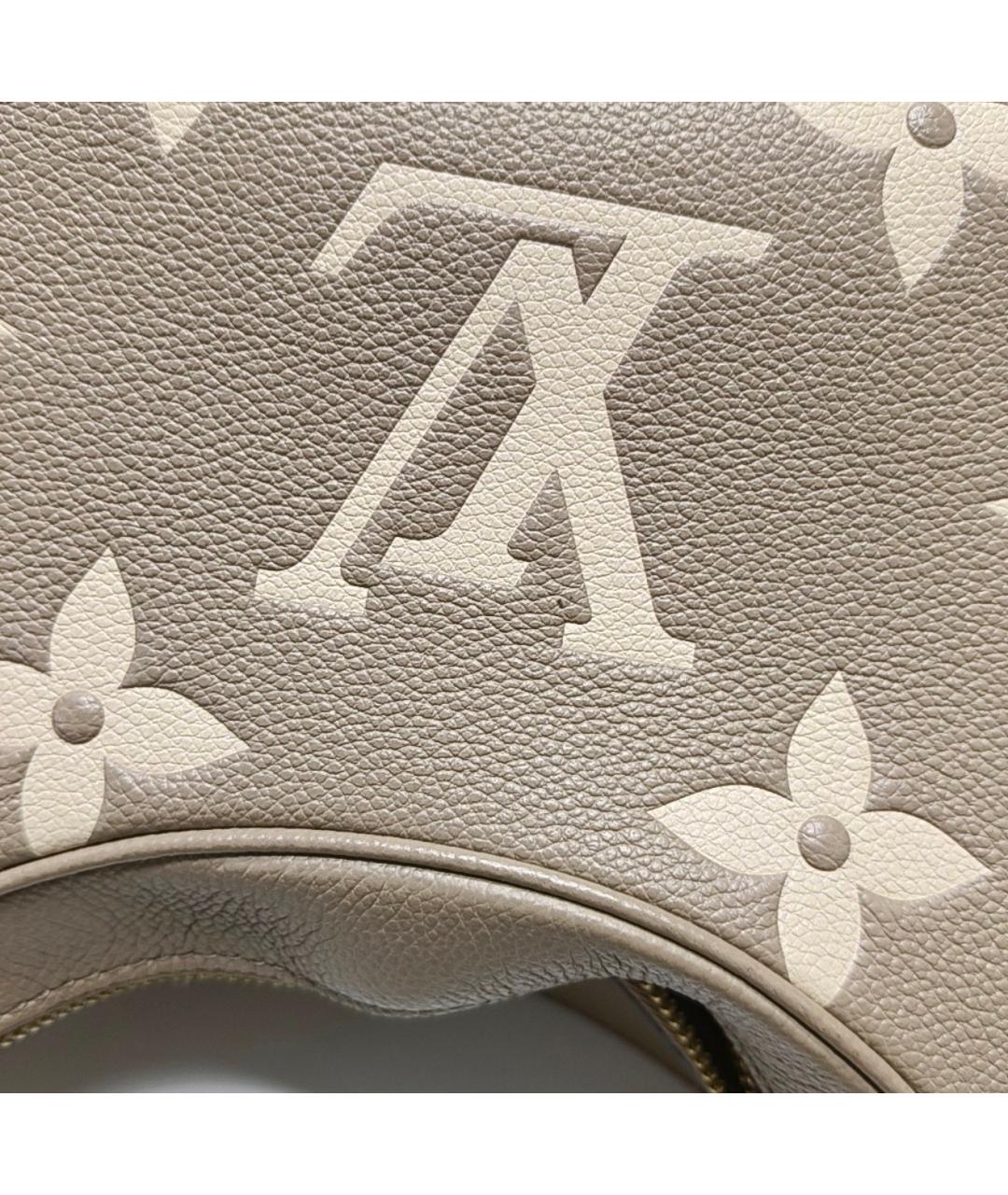 LOUIS VUITTON Коричневая кожаная сумка через плечо, фото 7