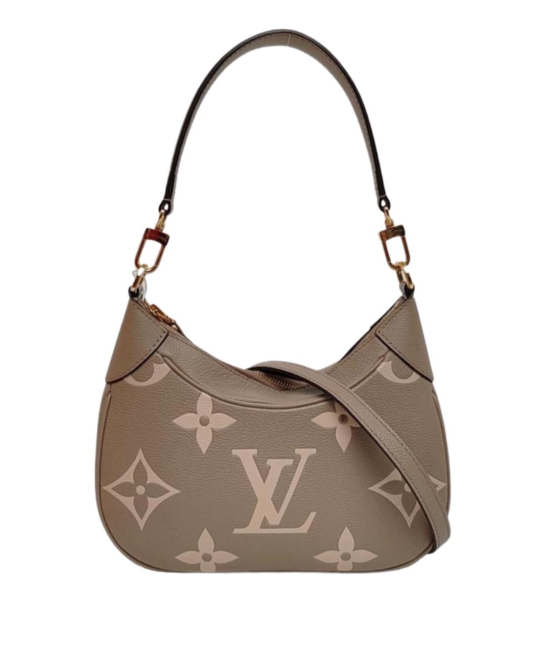 LOUIS VUITTON Коричневая кожаная сумка через плечо, фото 1