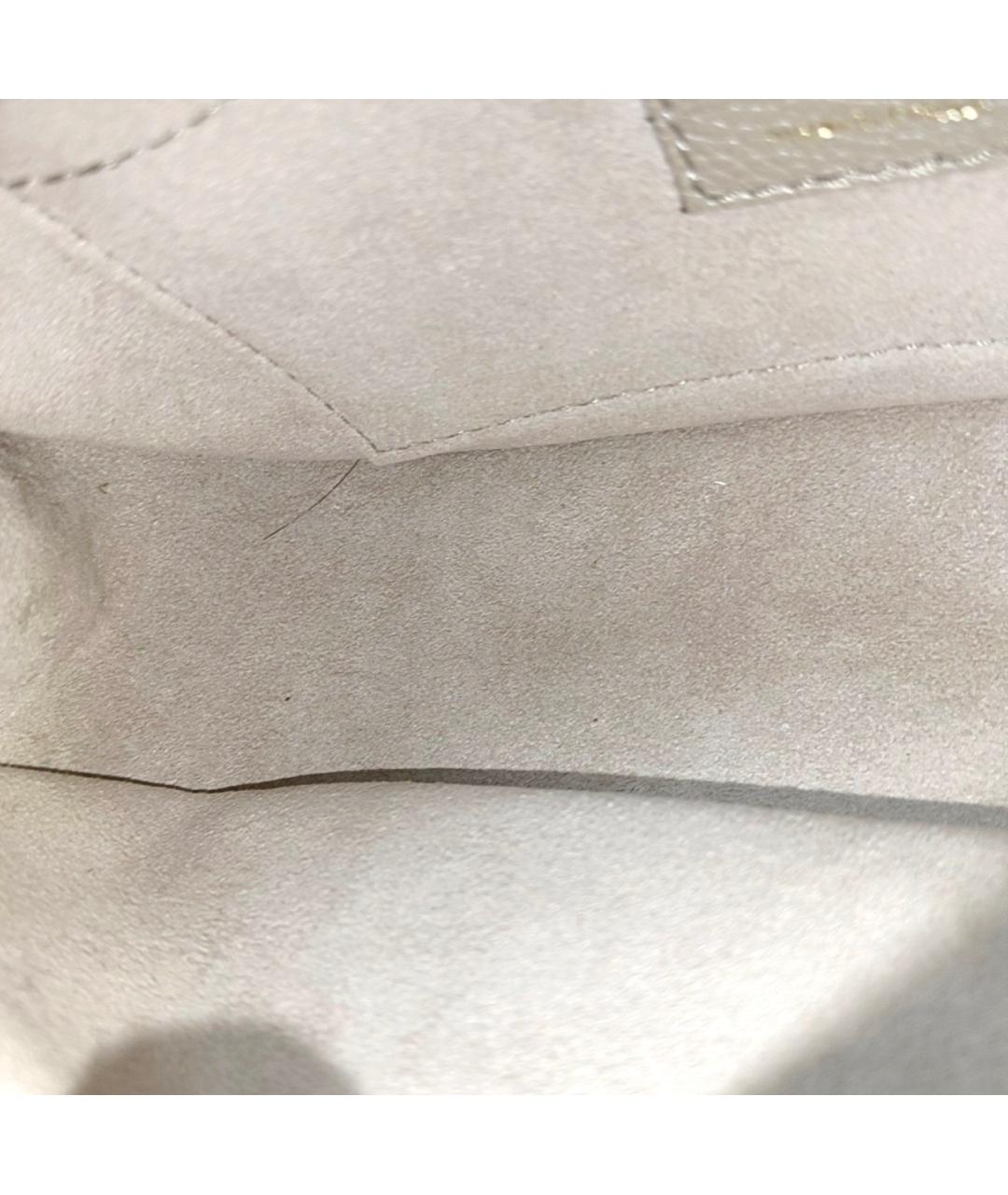 LOUIS VUITTON Коричневая кожаная сумка через плечо, фото 5