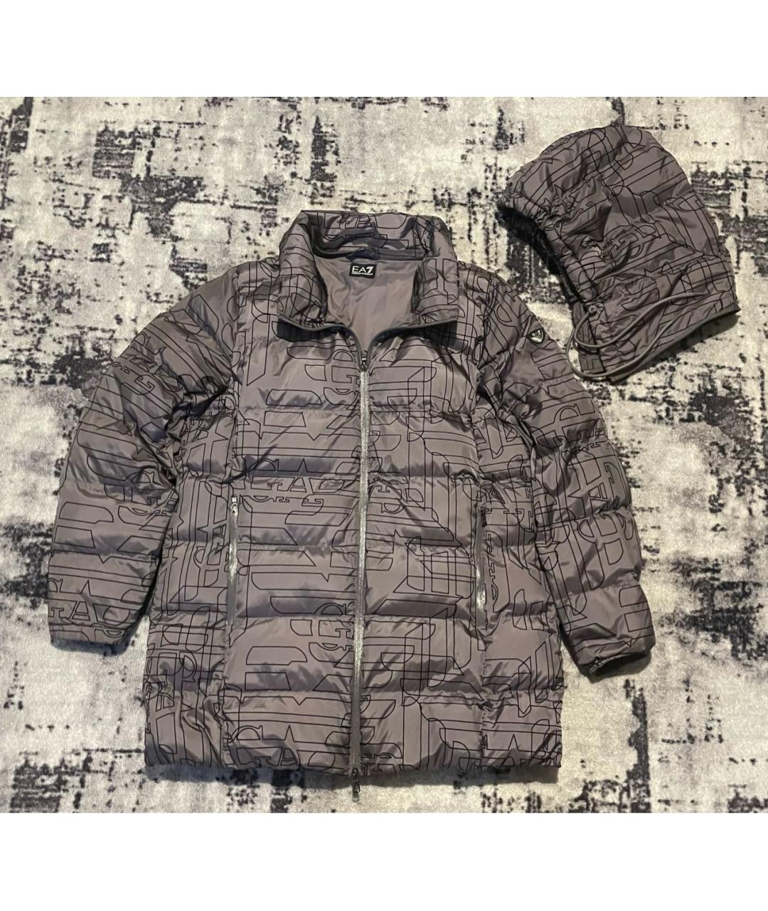 EMPORIO ARMANI Мульти полиамидовый пуховик, фото 2