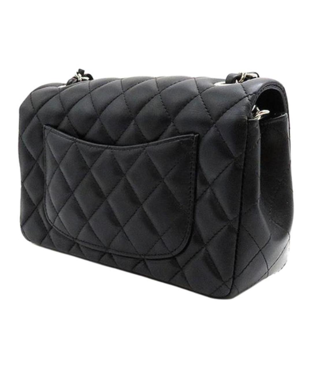 CHANEL Черная кожаная сумка через плечо, фото 2