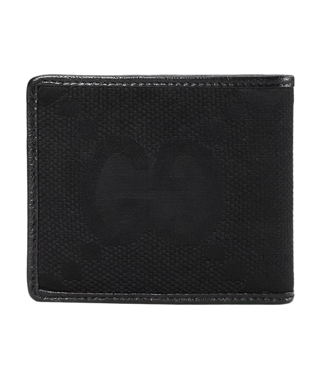 GUCCI Черный кожаный кошелек, фото 3