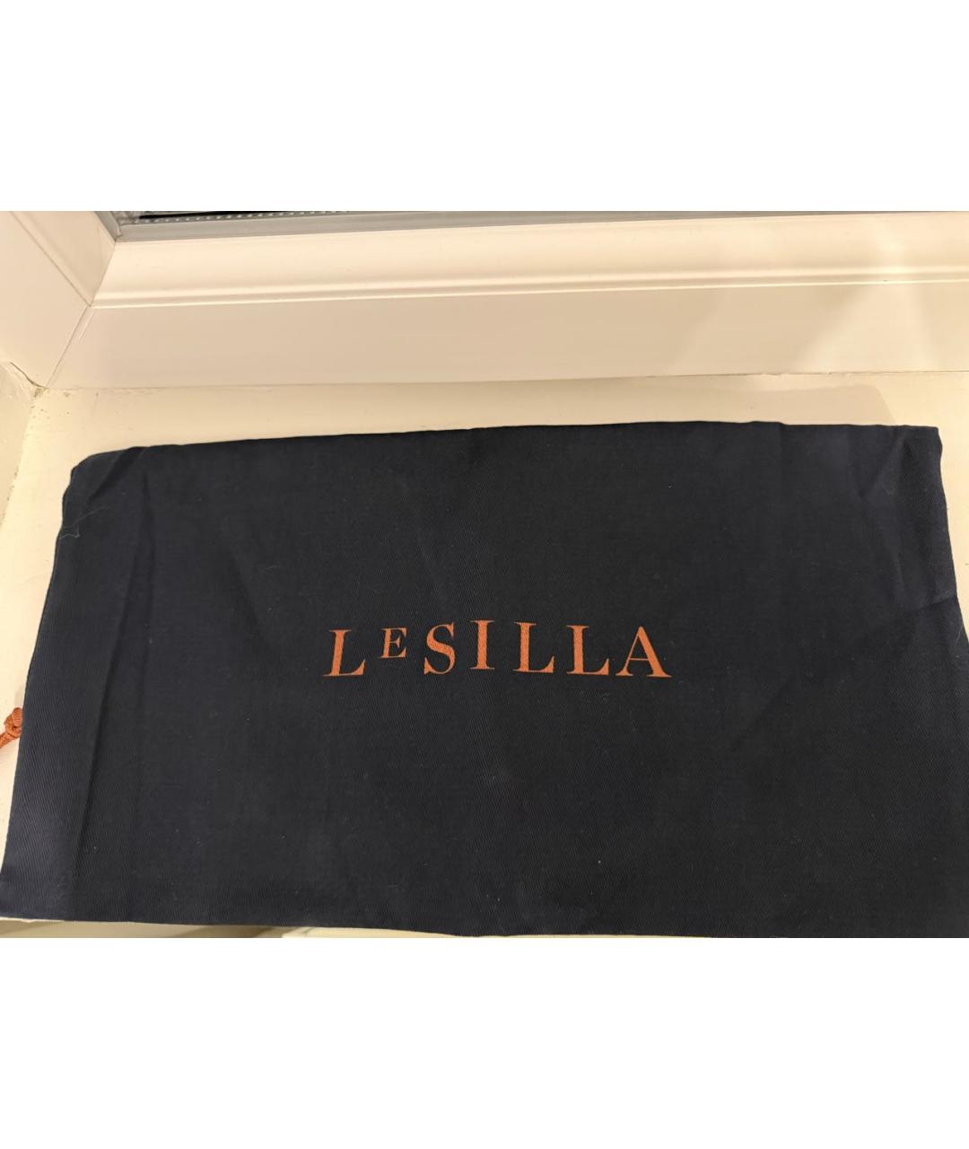 LE SILLA Черные замшевые полусапоги, фото 7