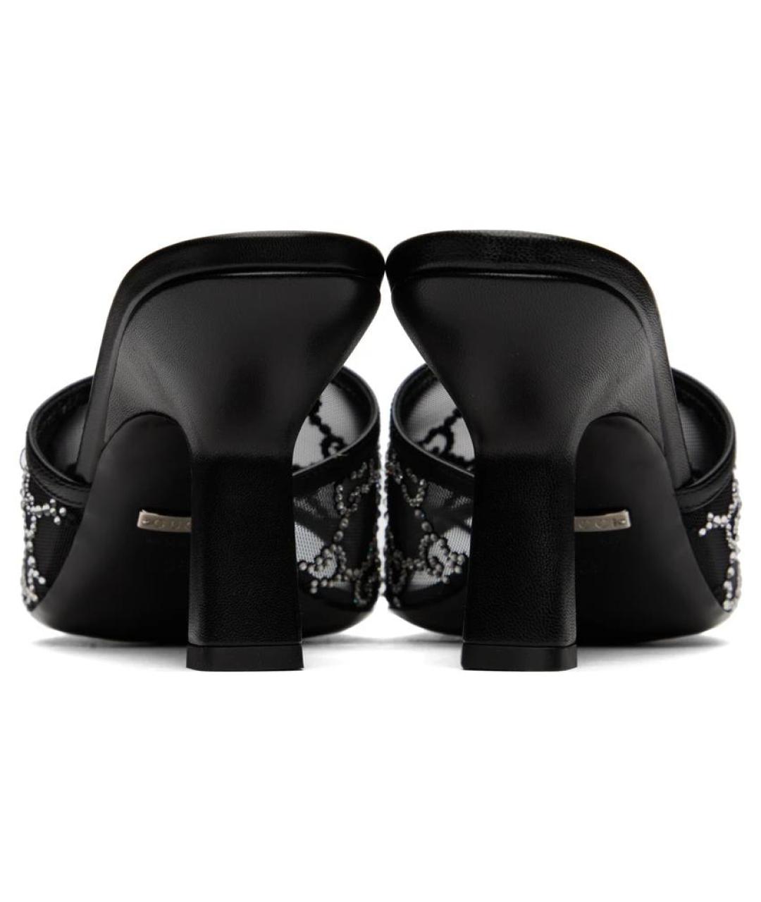 GUCCI Черные мюли, фото 4