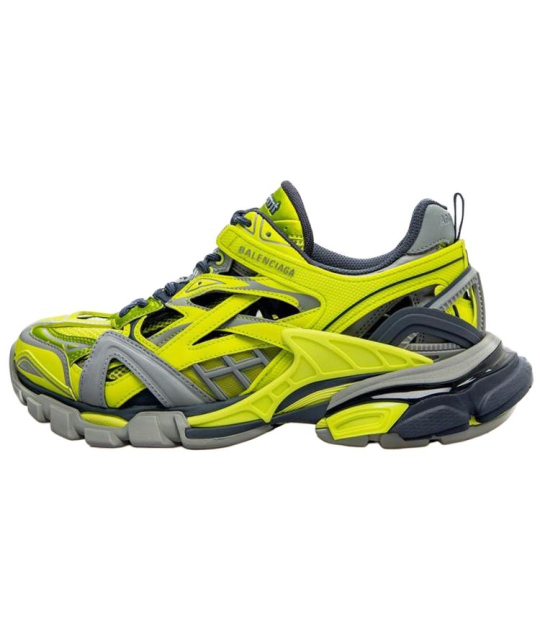 BALENCIAGA Желтые низкие кроссовки / кеды, фото 2