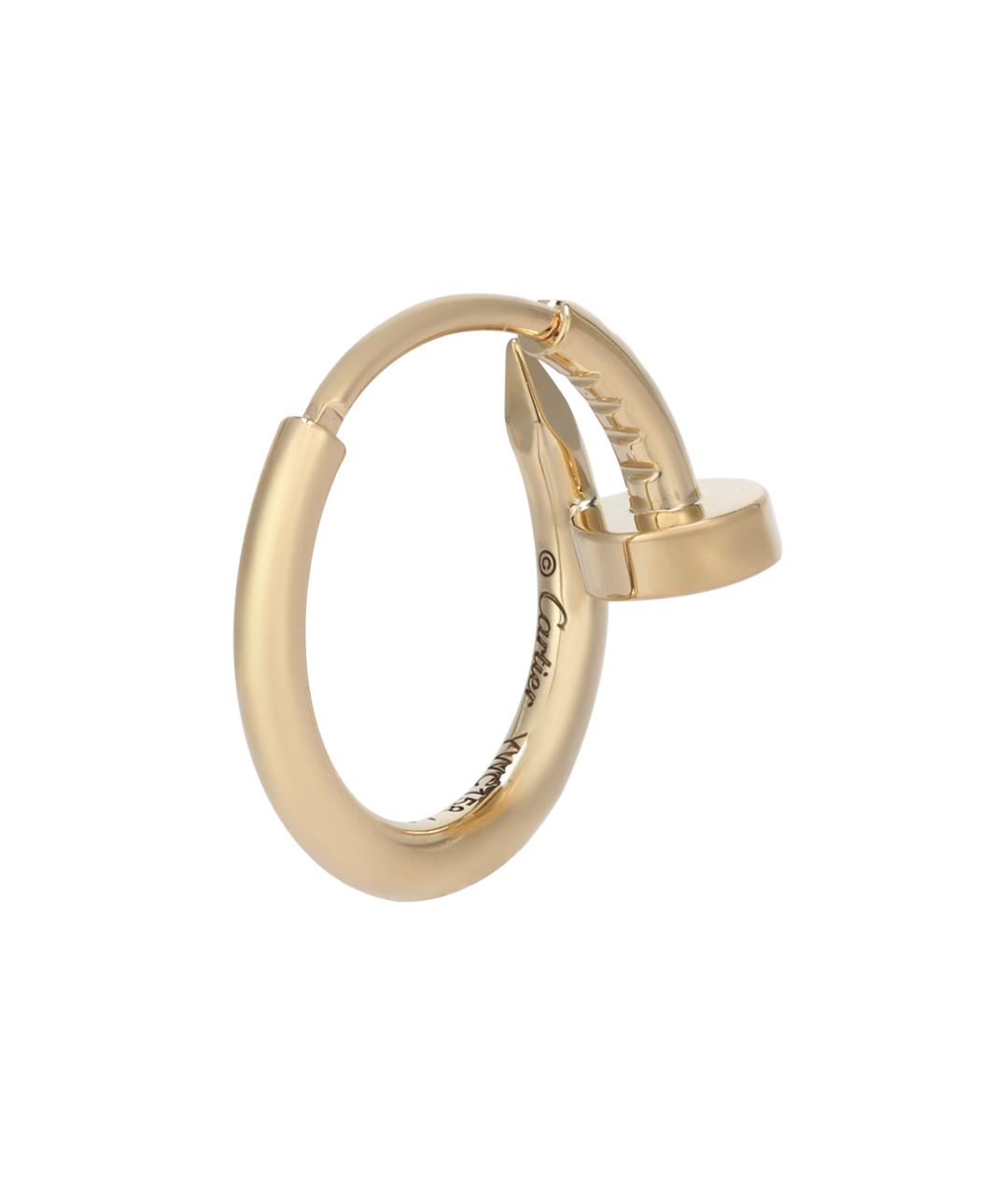 CARTIER Золотые серьги из желтого золота, фото 2