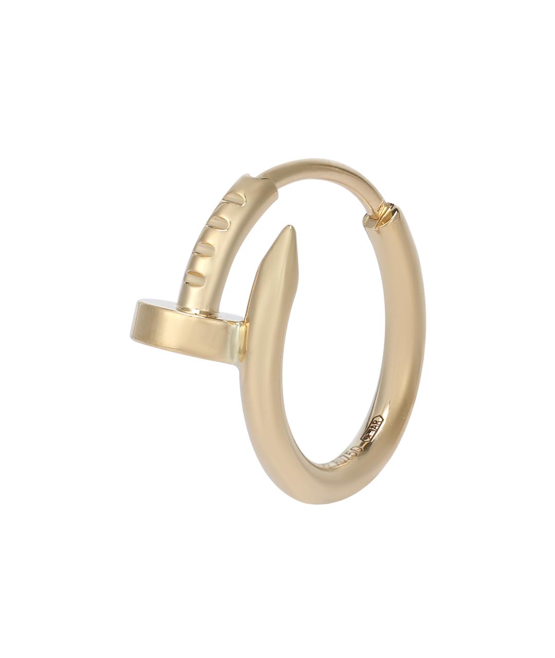 CARTIER Золотые серьги из желтого золота, фото 1