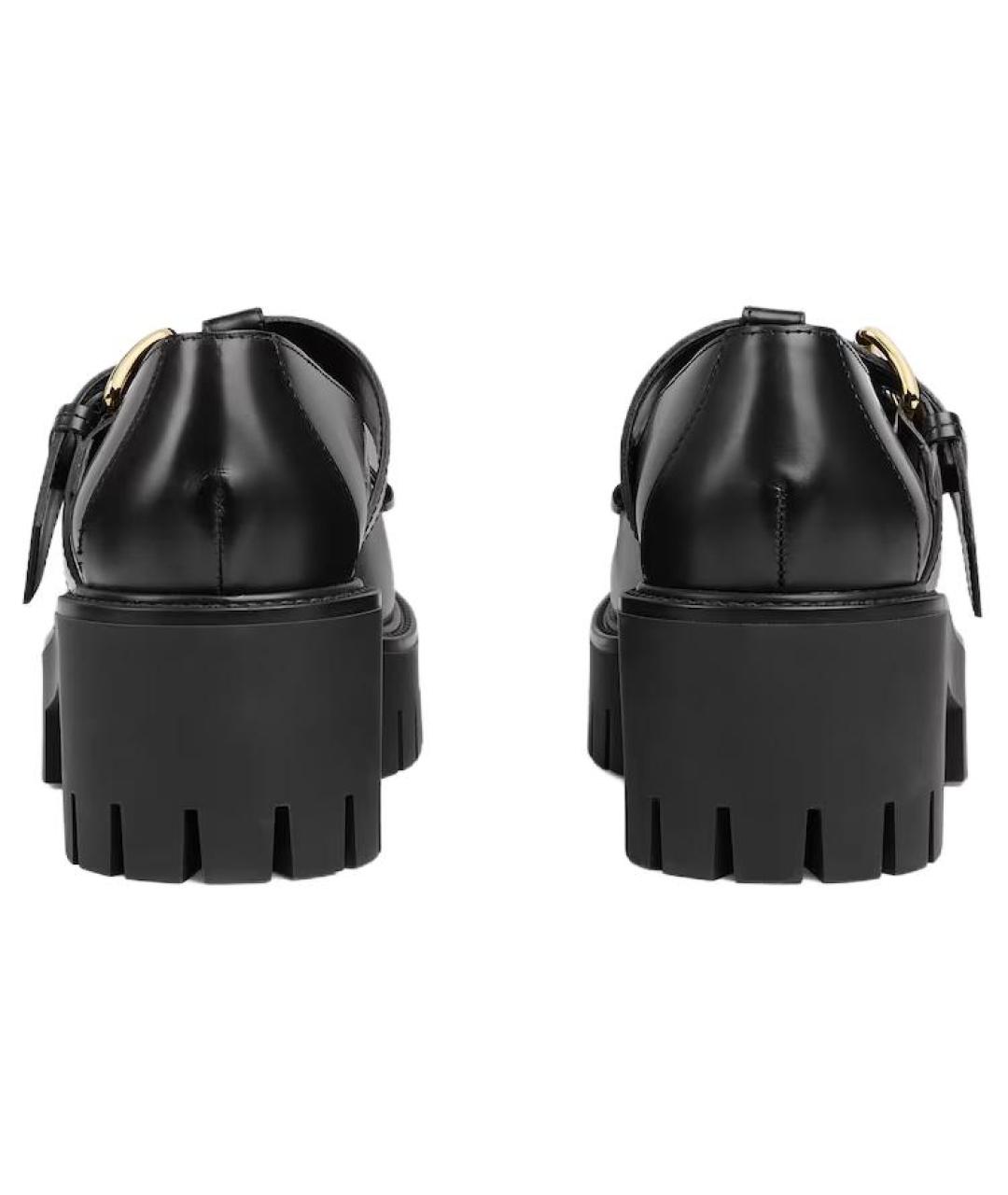 GUCCI Черные лоферы, фото 5