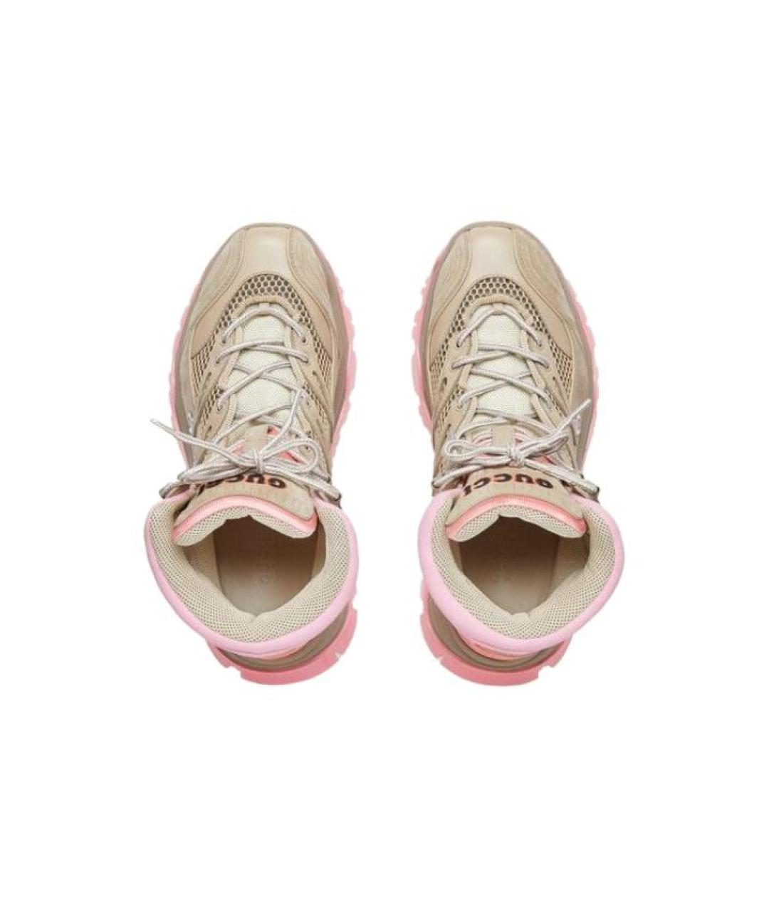 GUCCI Бежевые ботинки, фото 4