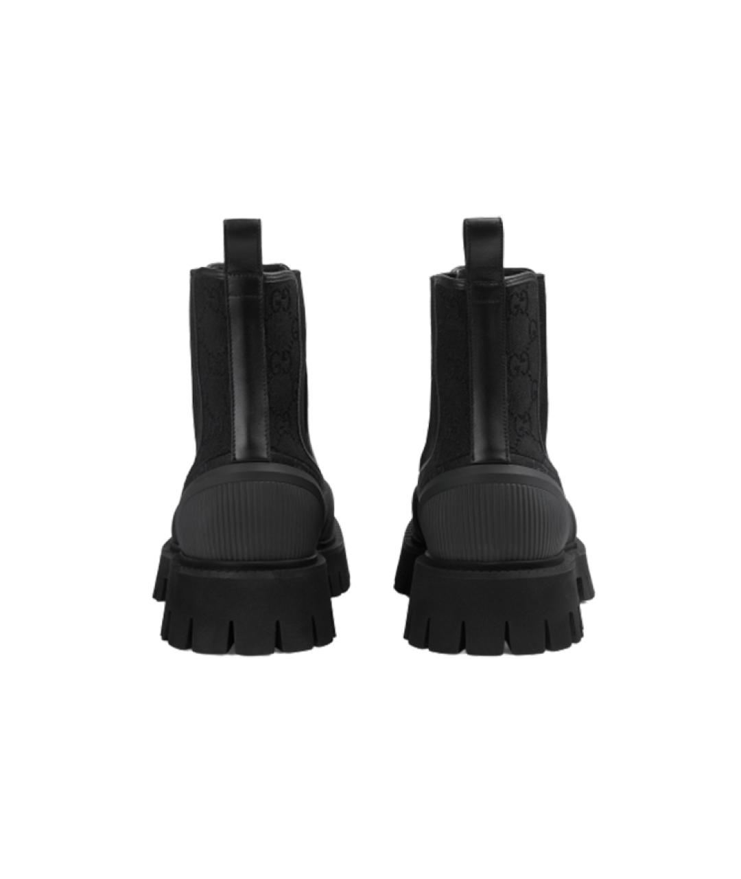 GUCCI Черные высокие ботинки, фото 5