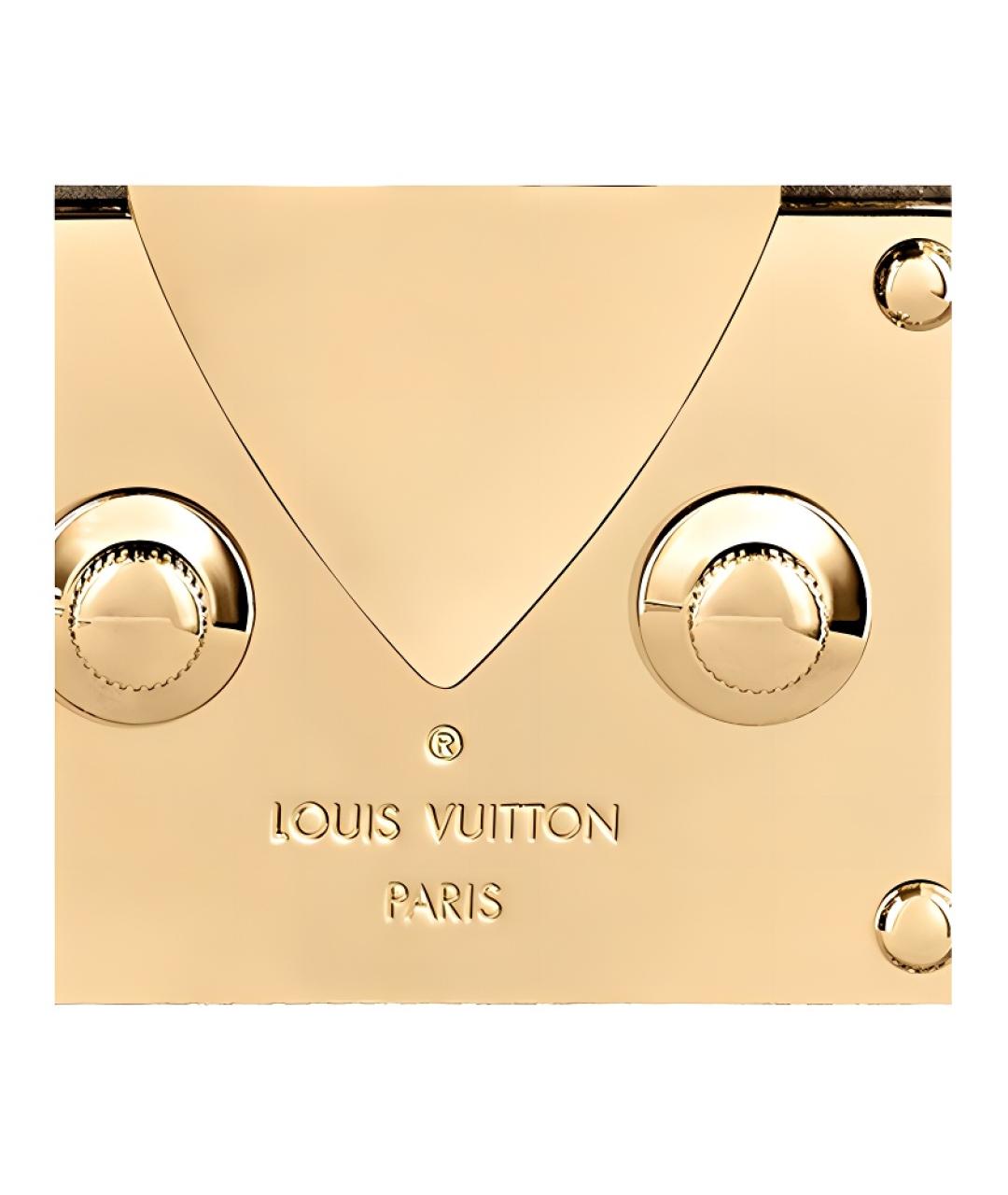 LOUIS VUITTON Серебряная кожаная сумка через плечо, фото 5