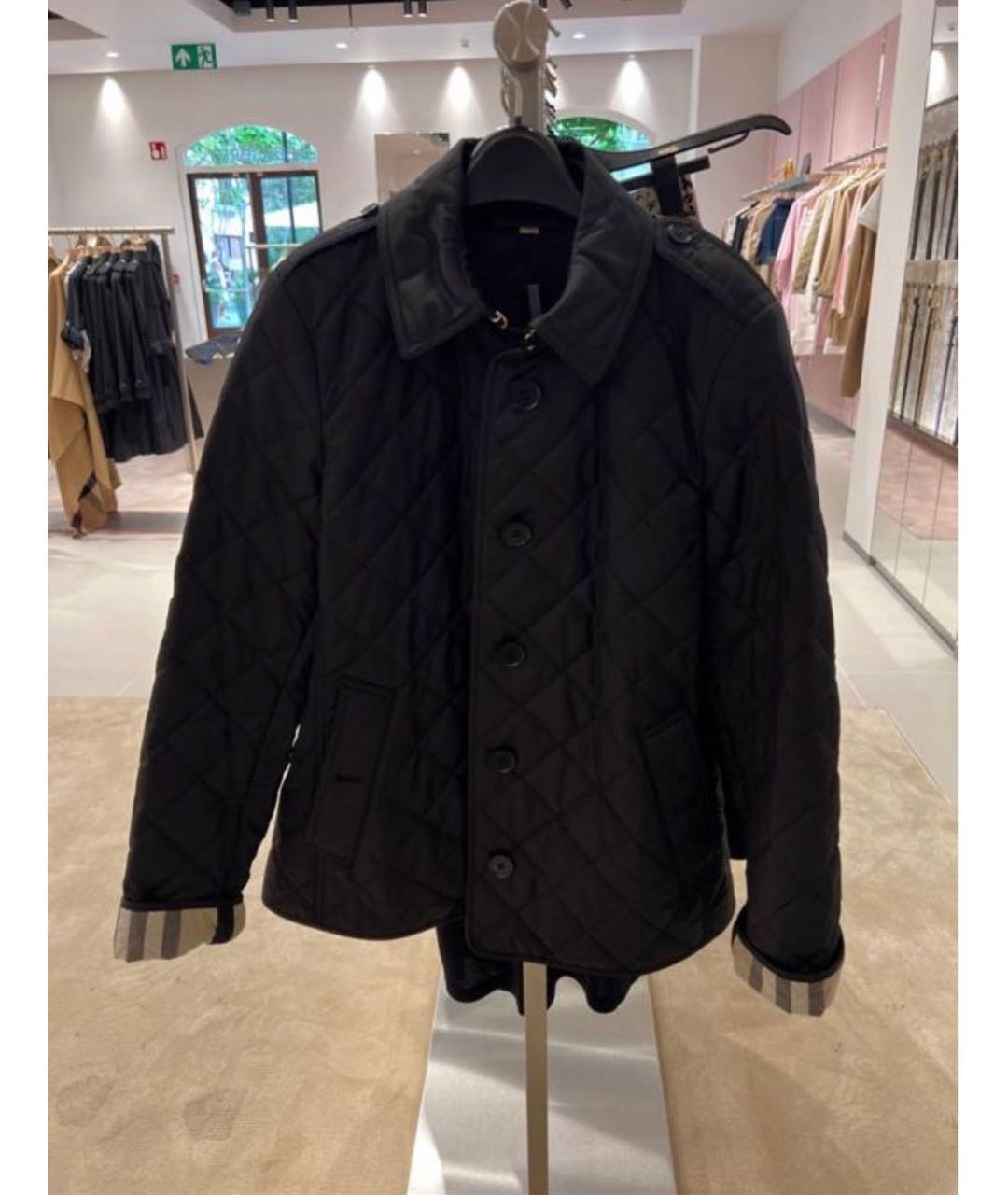 BURBERRY Черная куртка, фото 4