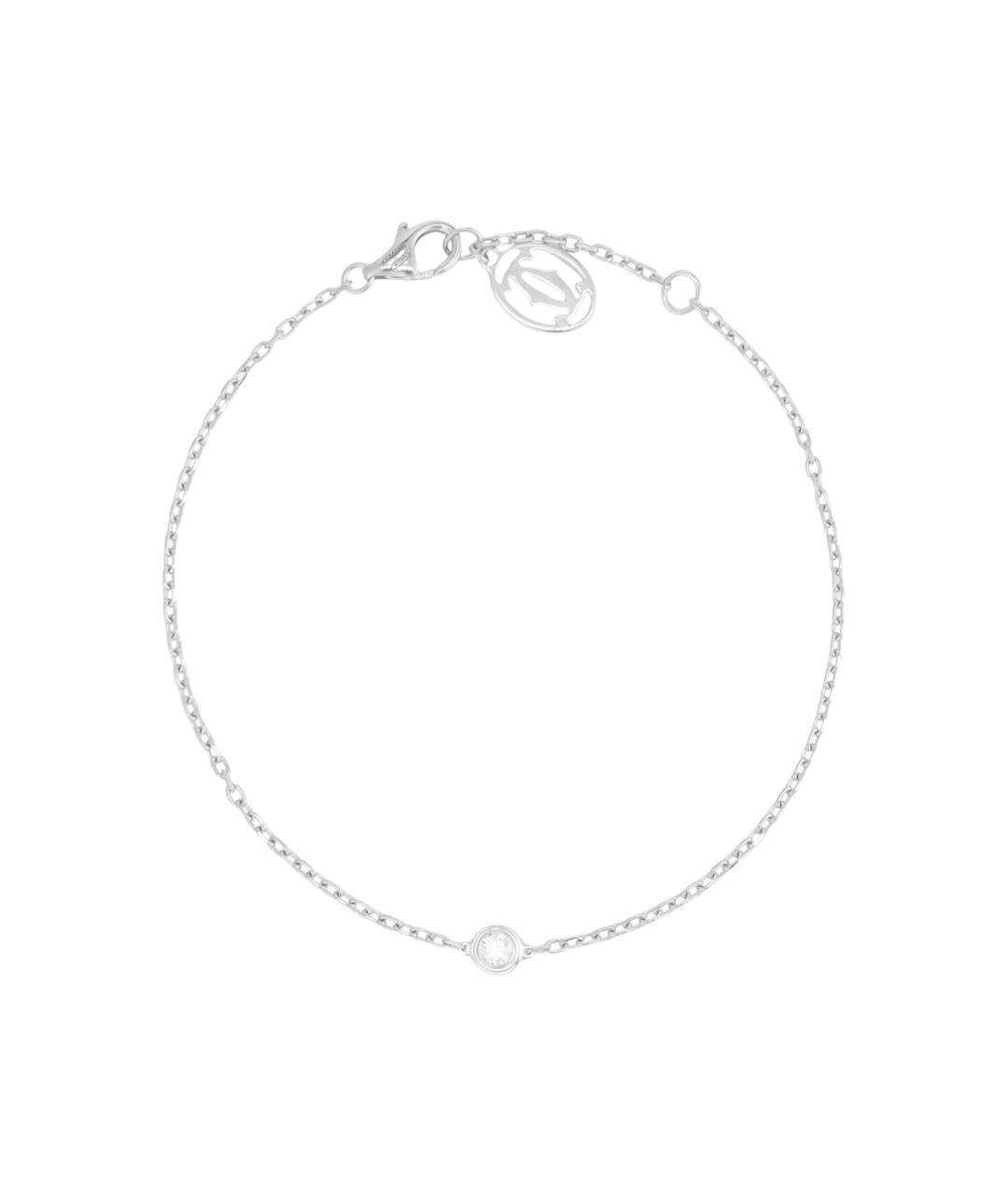 CARTIER Серебряное колье из белого золота, фото 2