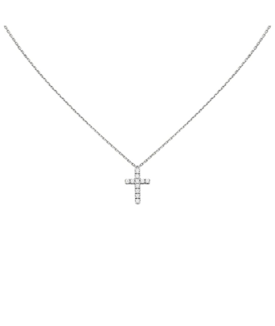 CARTIER Серебряное колье из белого золота, фото 2