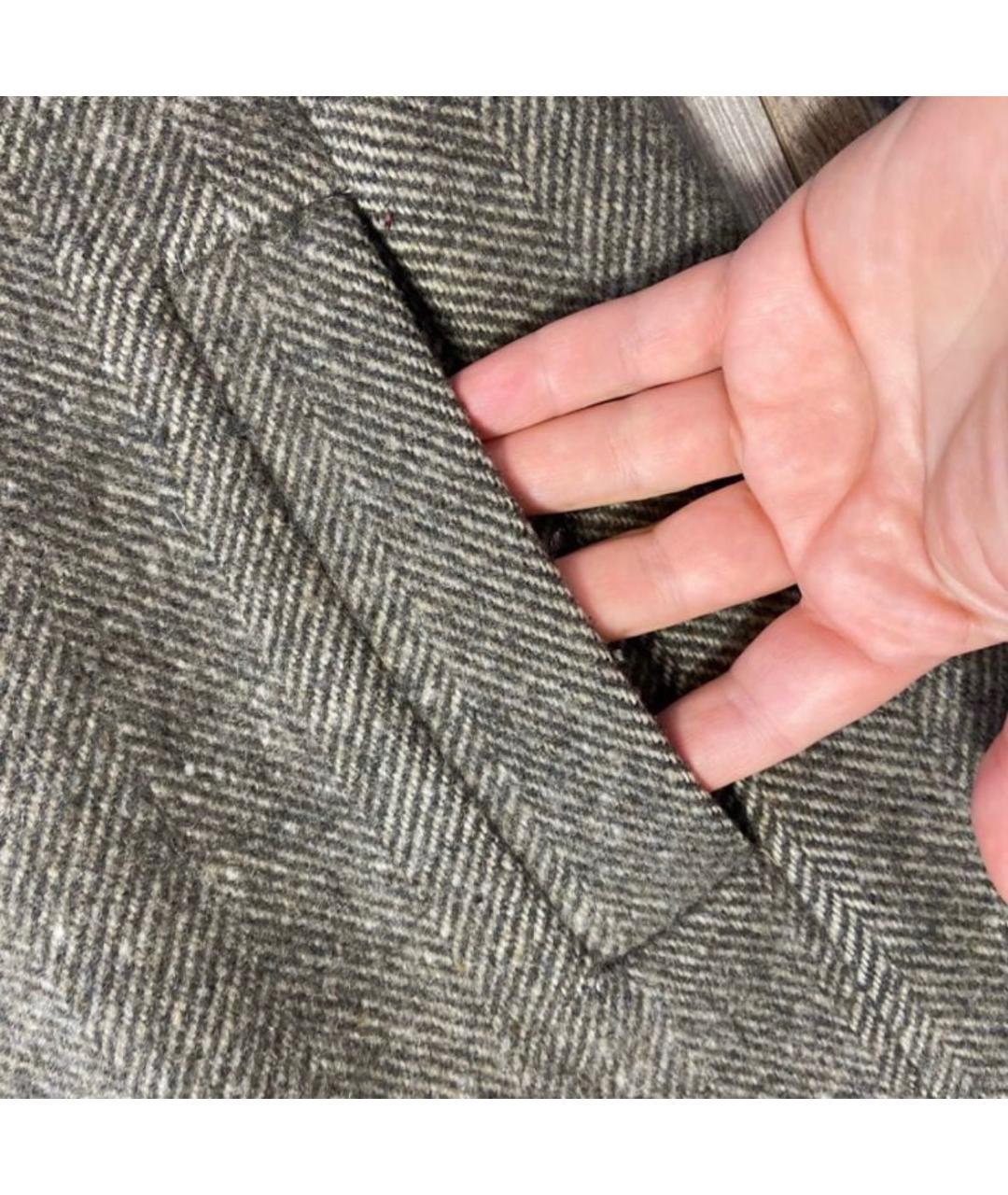 WEEKEND MAX MARA Коричневое шерстяное пальто, фото 8