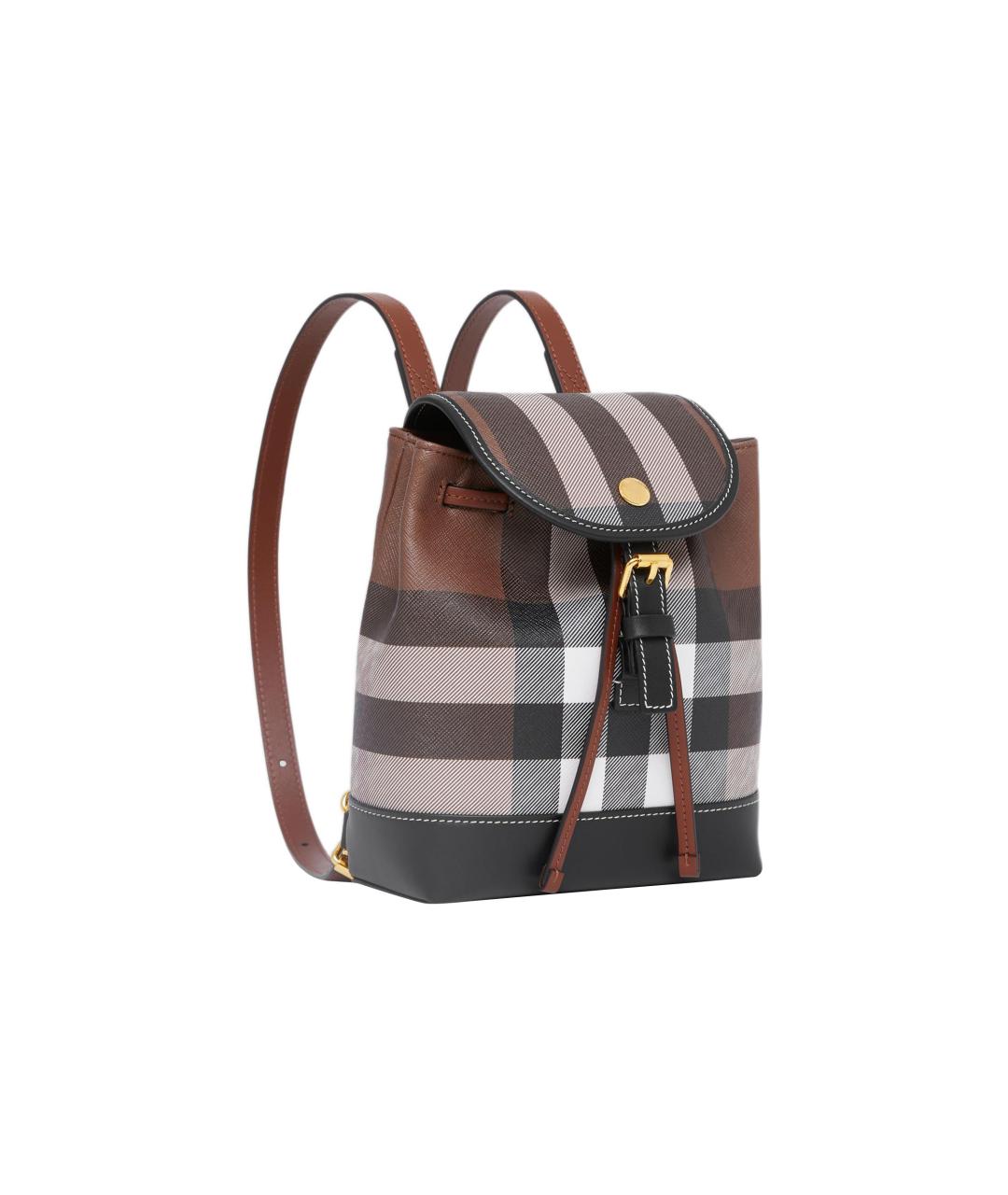 BURBERRY Коричневый кожаный рюкзак, фото 3