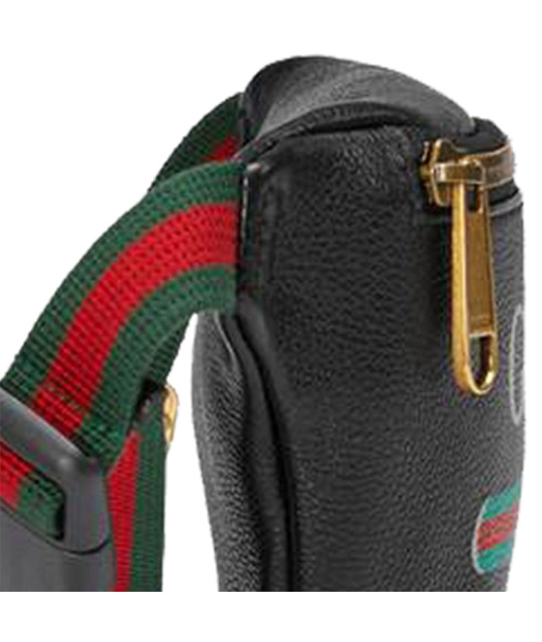 GUCCI Черная поясная сумка, фото 7