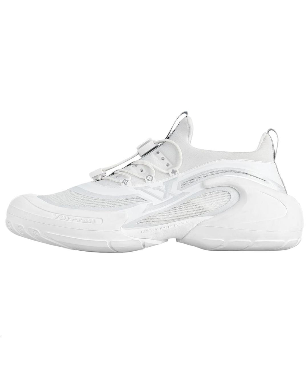 LOUIS VUITTON Белые низкие кроссовки / кеды, фото 2