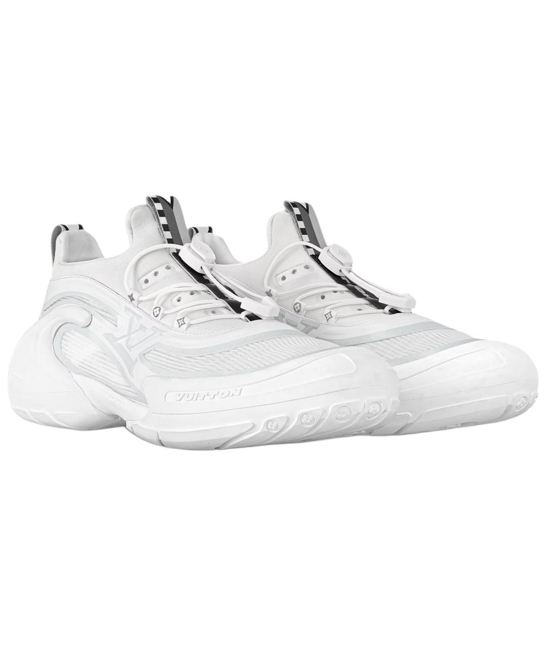 LOUIS VUITTON Белые низкие кроссовки / кеды, фото 3