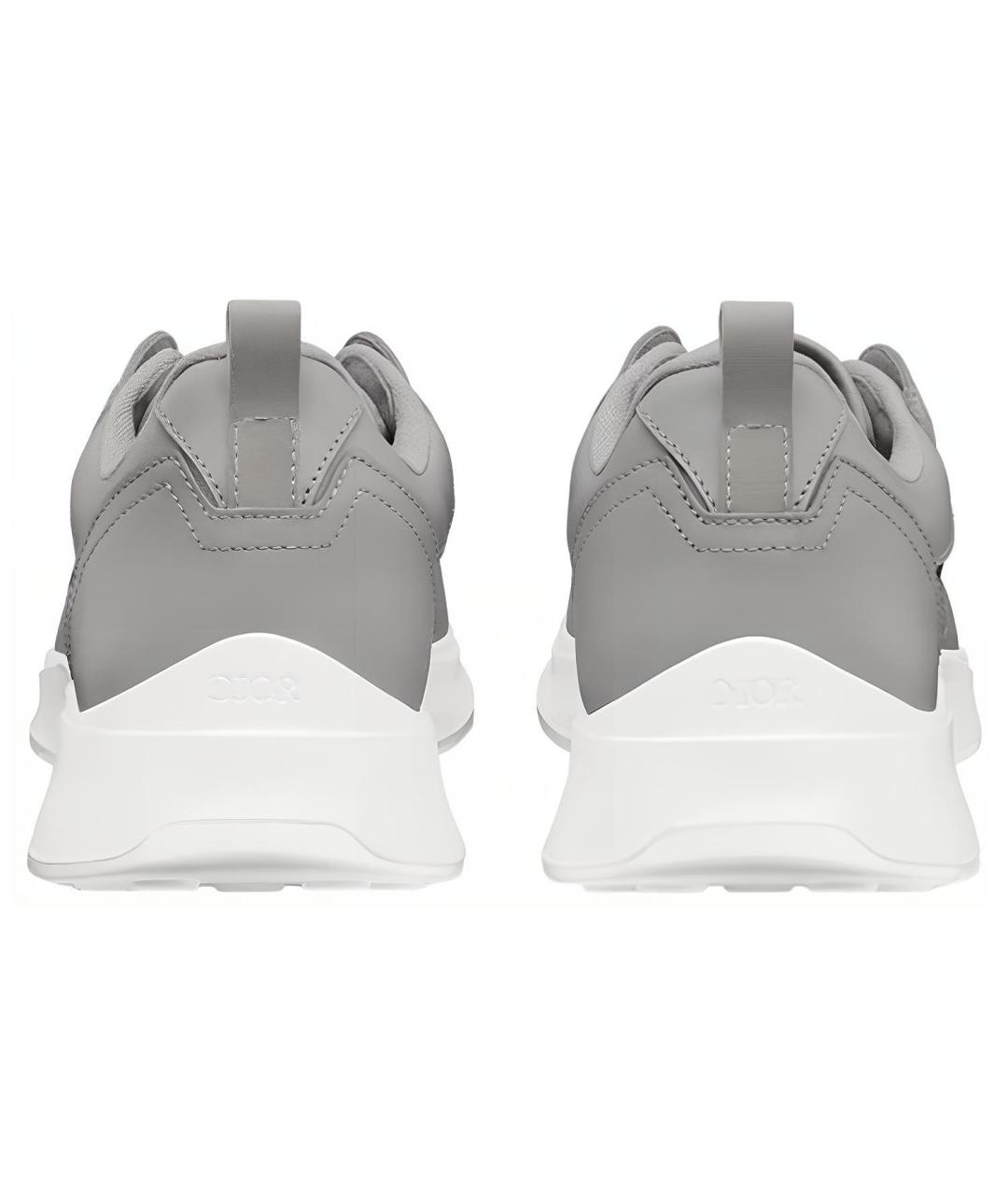 CHRISTIAN DIOR Серые низкие кроссовки / кеды, фото 5