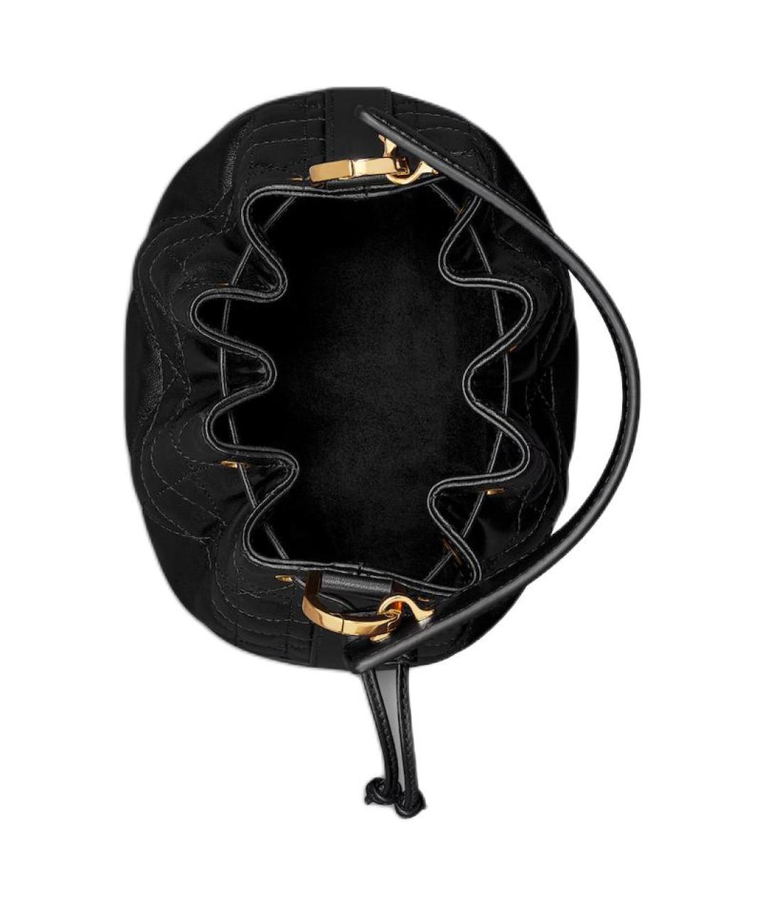 CHRISTIAN DIOR Черная кожаная сумка через плечо, фото 5