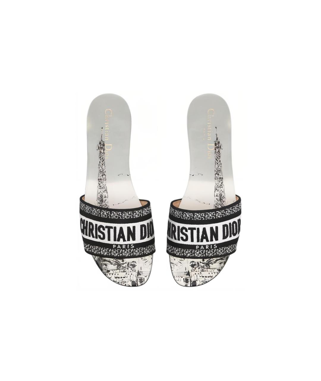 CHRISTIAN DIOR Белые сандалии, фото 5