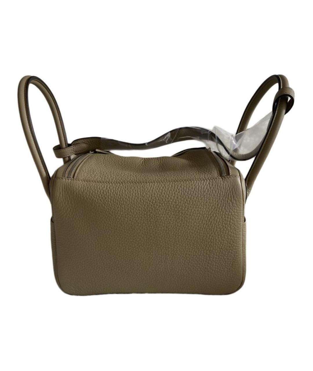 HERMES Коричневая кожаная сумка через плечо, фото 2